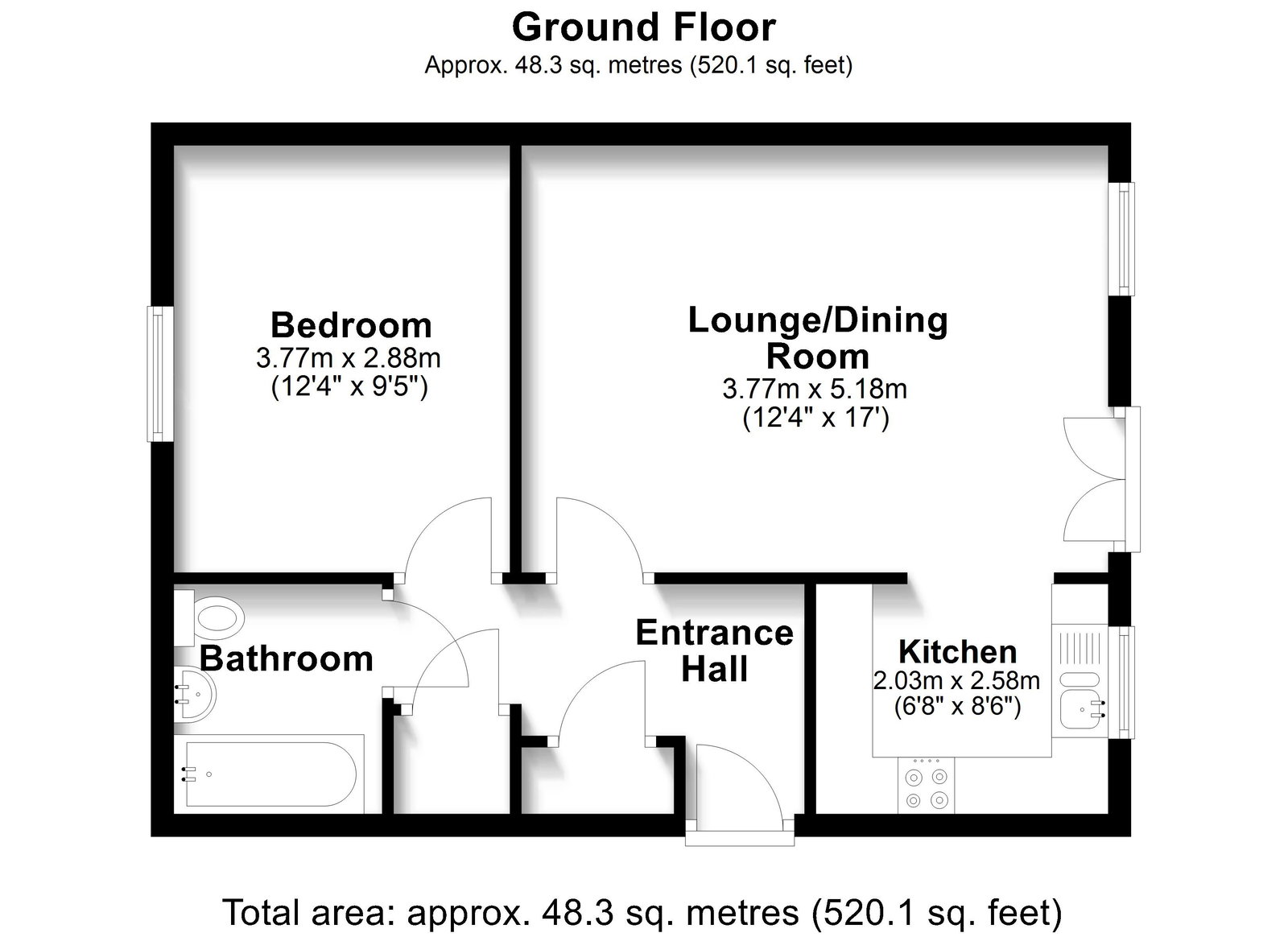 36, Rowsby Court, Cardiff floorplan