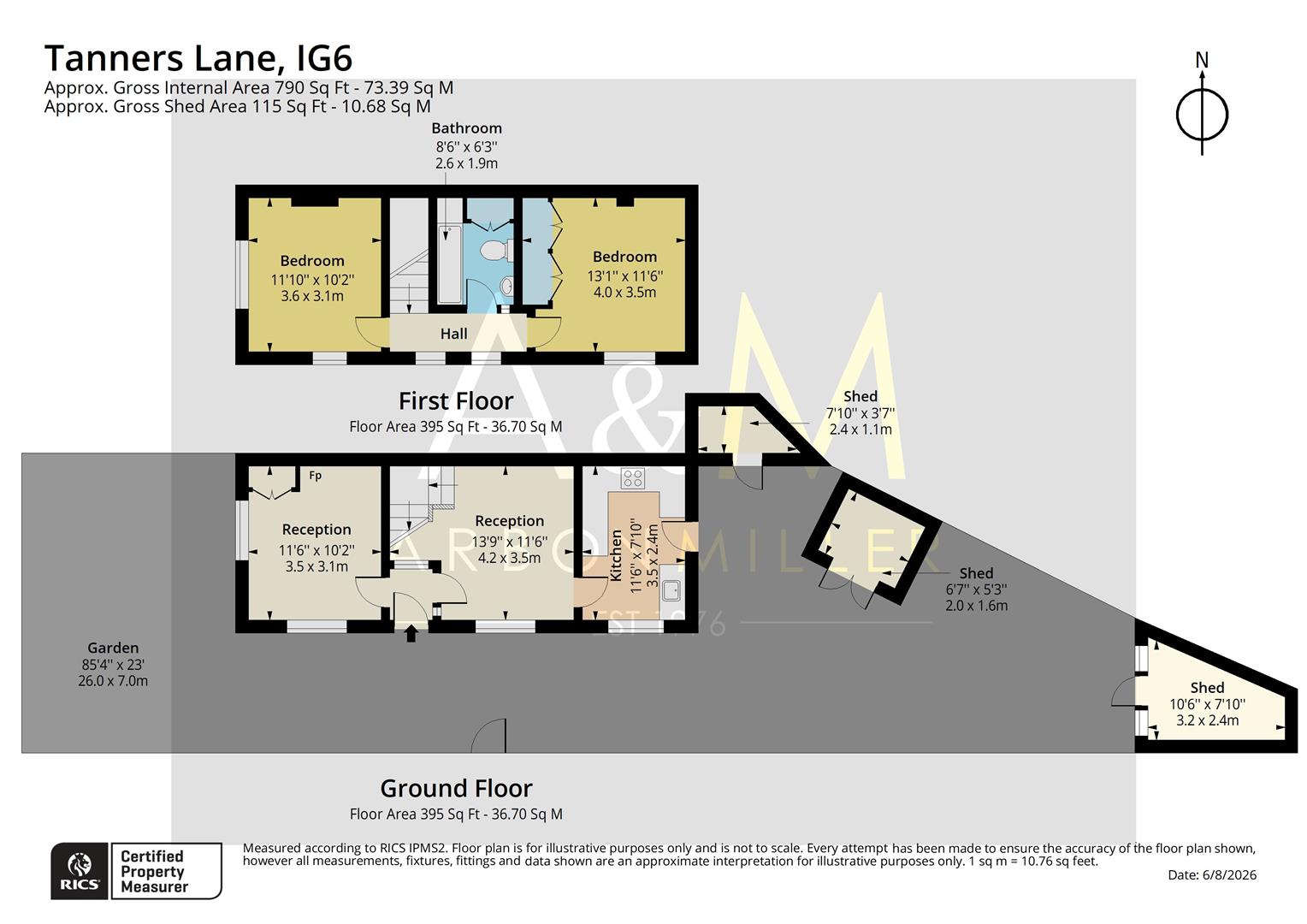 44, Tanners Lane, Barkingside floorplan