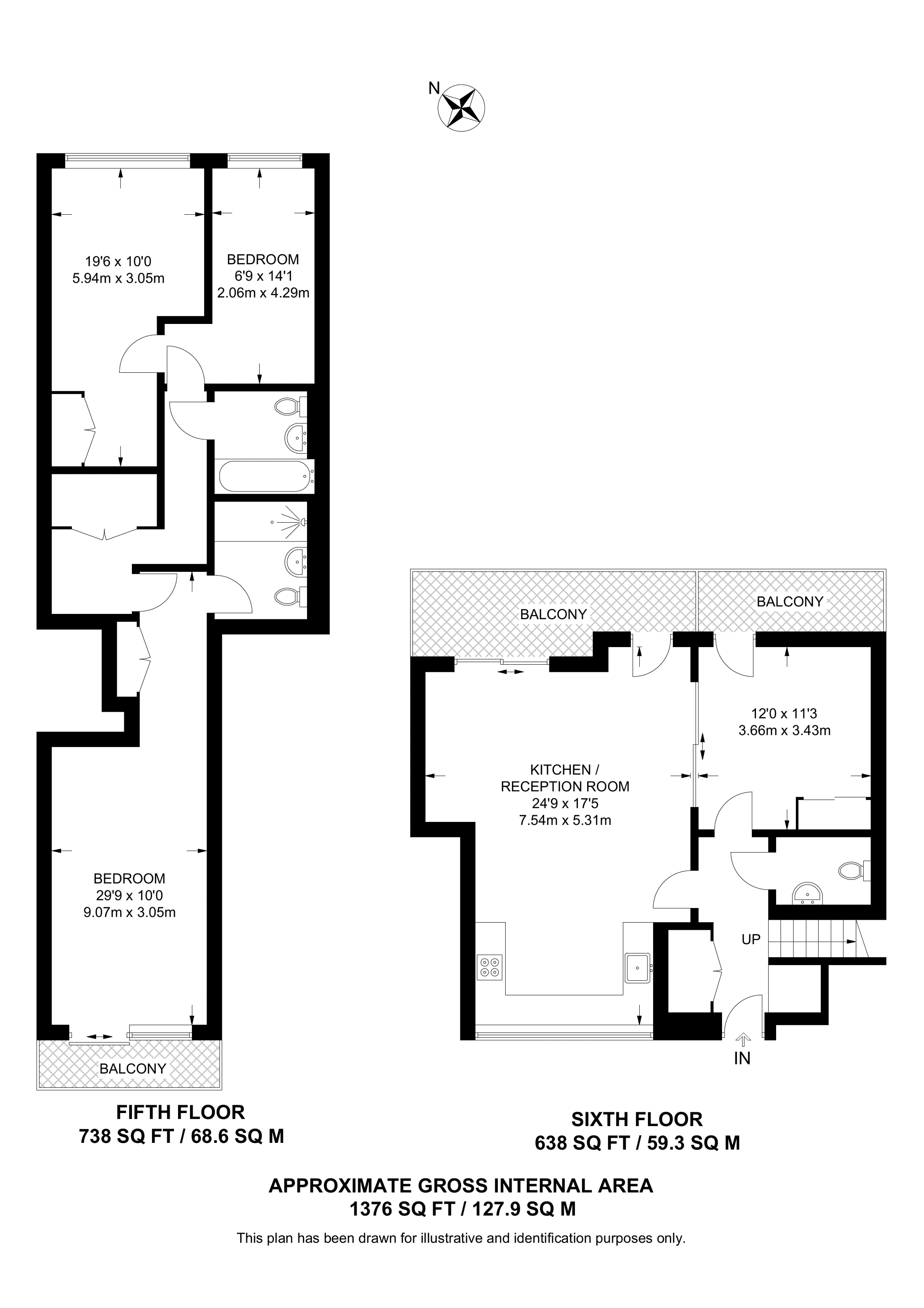 Central Avenue, Imperial Wharf, London SW6, 3 bedroom flat to rent