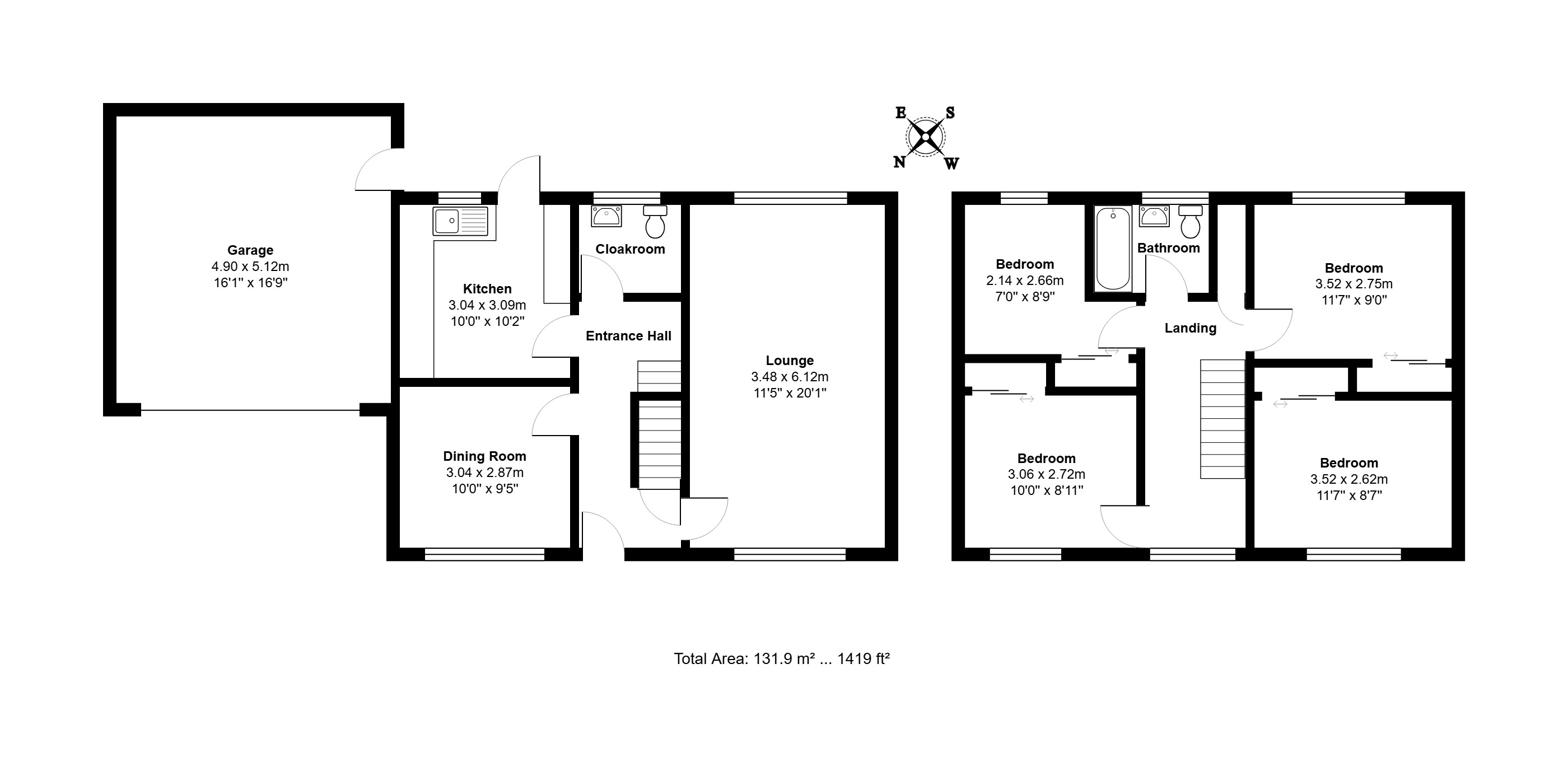 33, Treetops, Felixstowe floorplan
