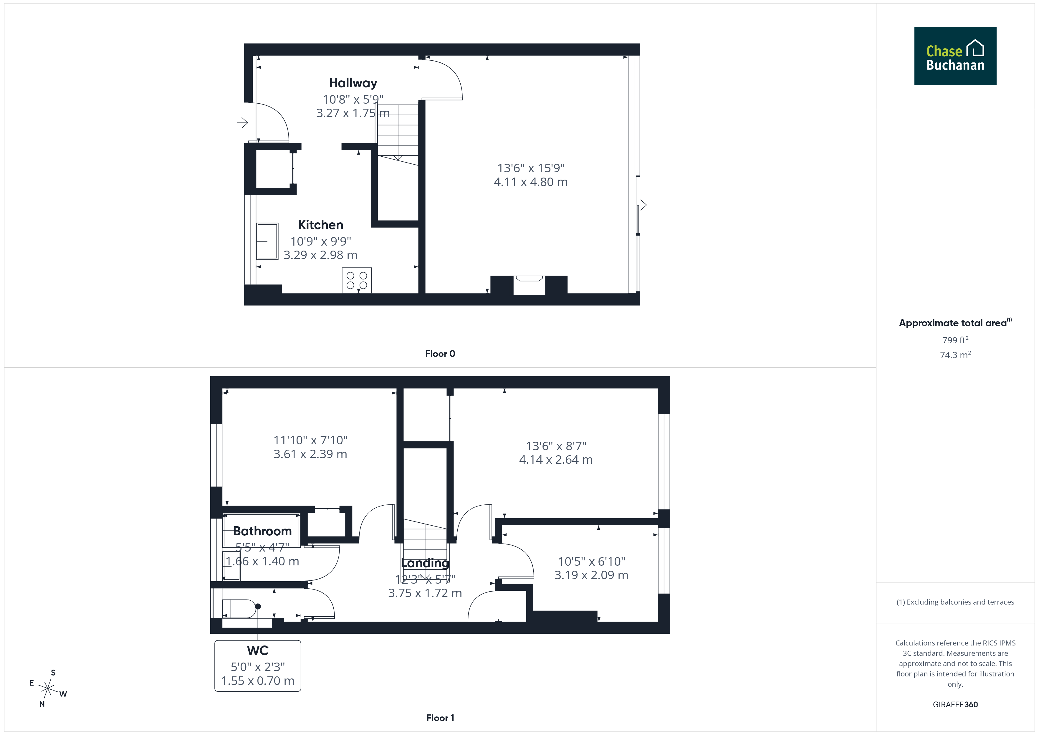5, Cambridge House, Teddington floorplan