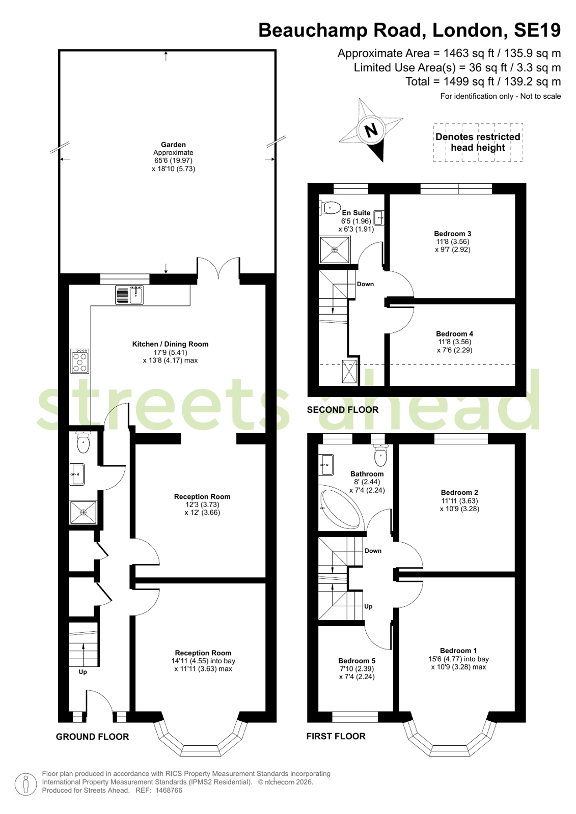 151, Beauchamp Road, London floorplan