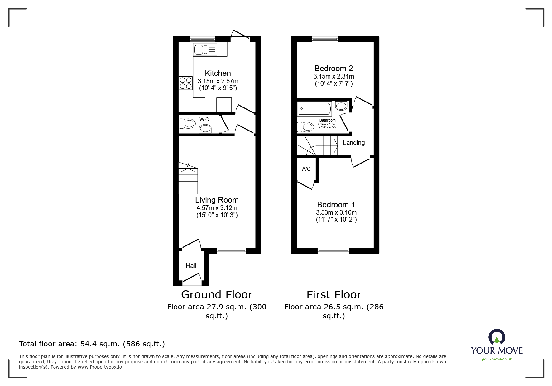 62, Kendrick Close, Leicestershire floorplan