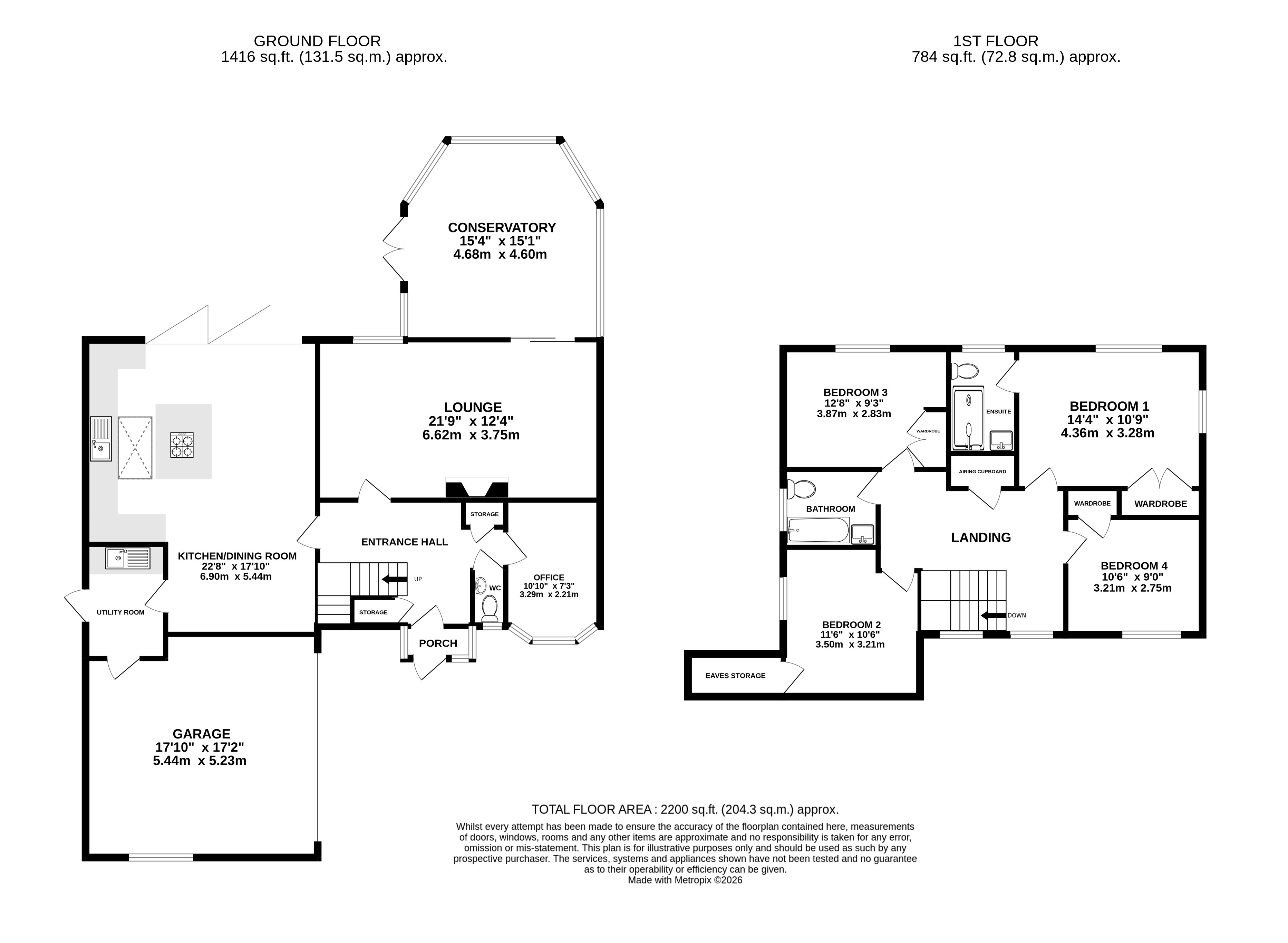9, Warren Drive, Abbotts Ann, Andover floorplan
