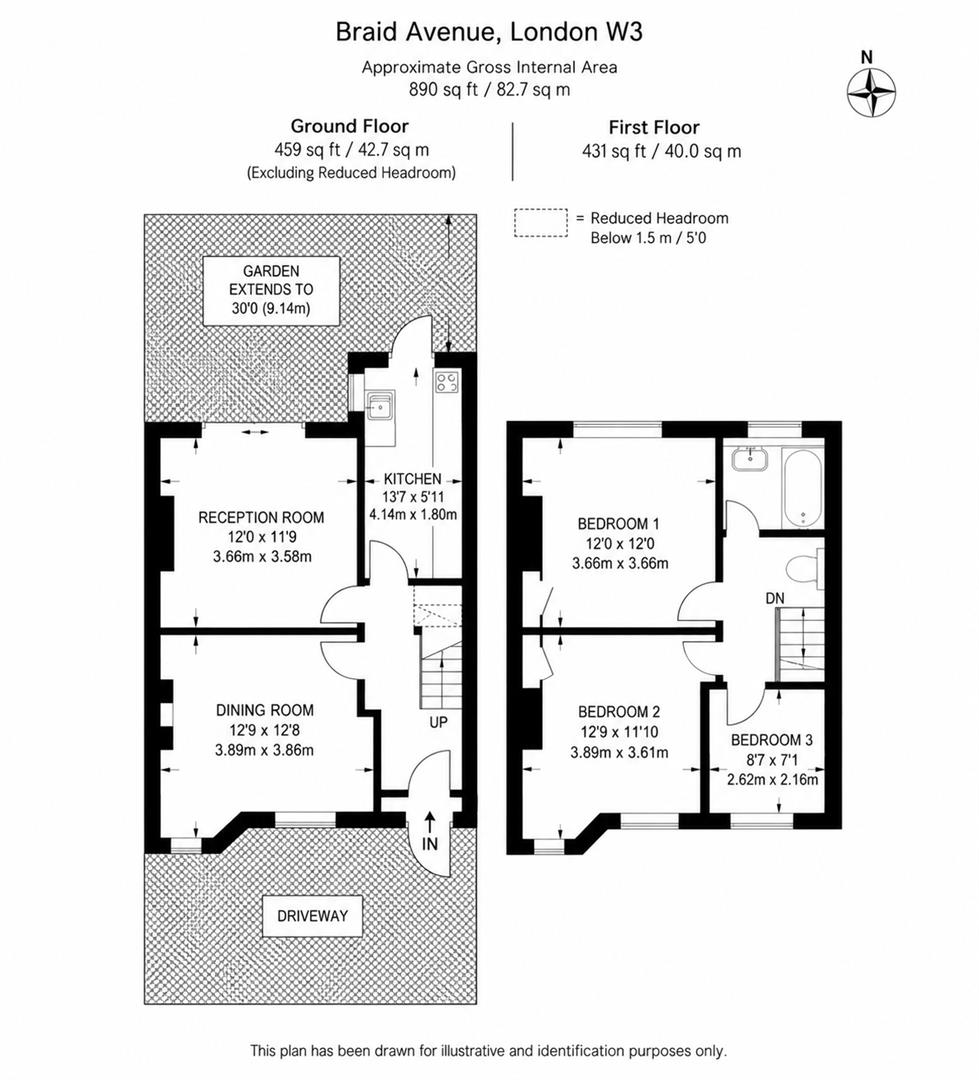 Braid Avenue, London floorplan