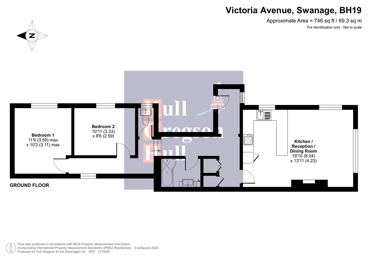 Flat 4 Richmond Lodge, Victoria Avenue, Swanage floorplan