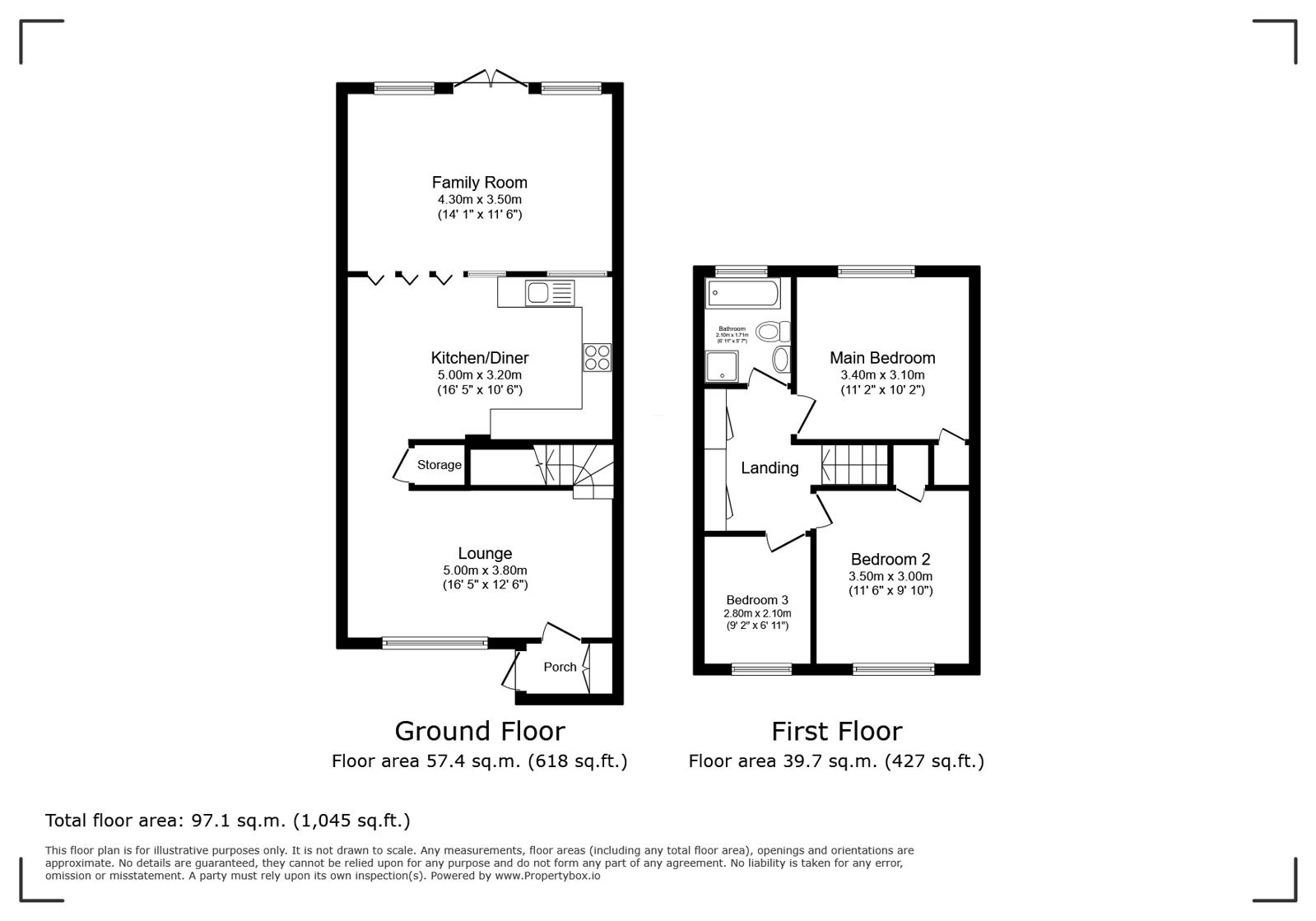 37, Vauxhall Drive, Reading floorplan