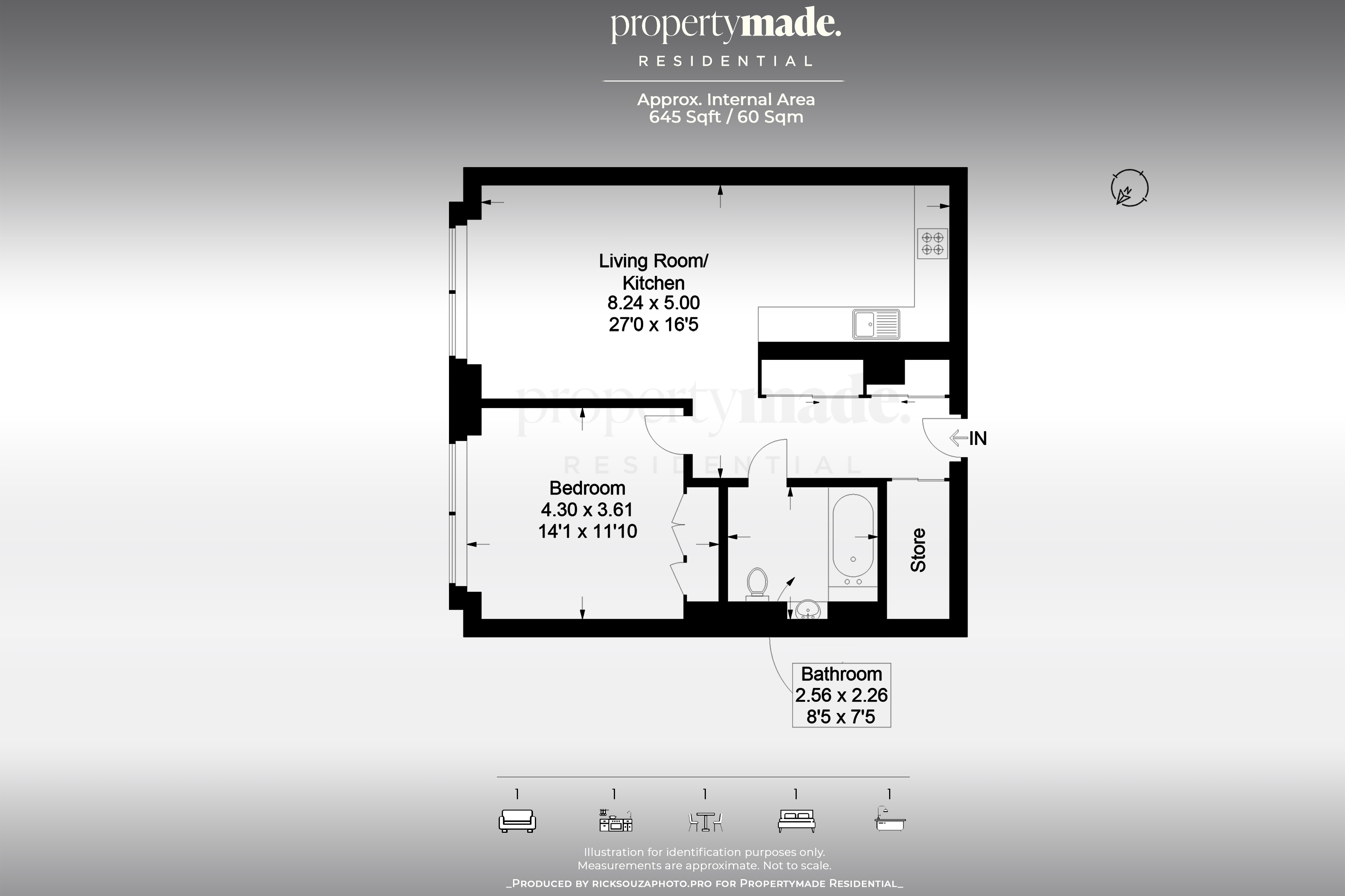 Pw13.02 Apartment,, 10 Broadway, London floorplan
