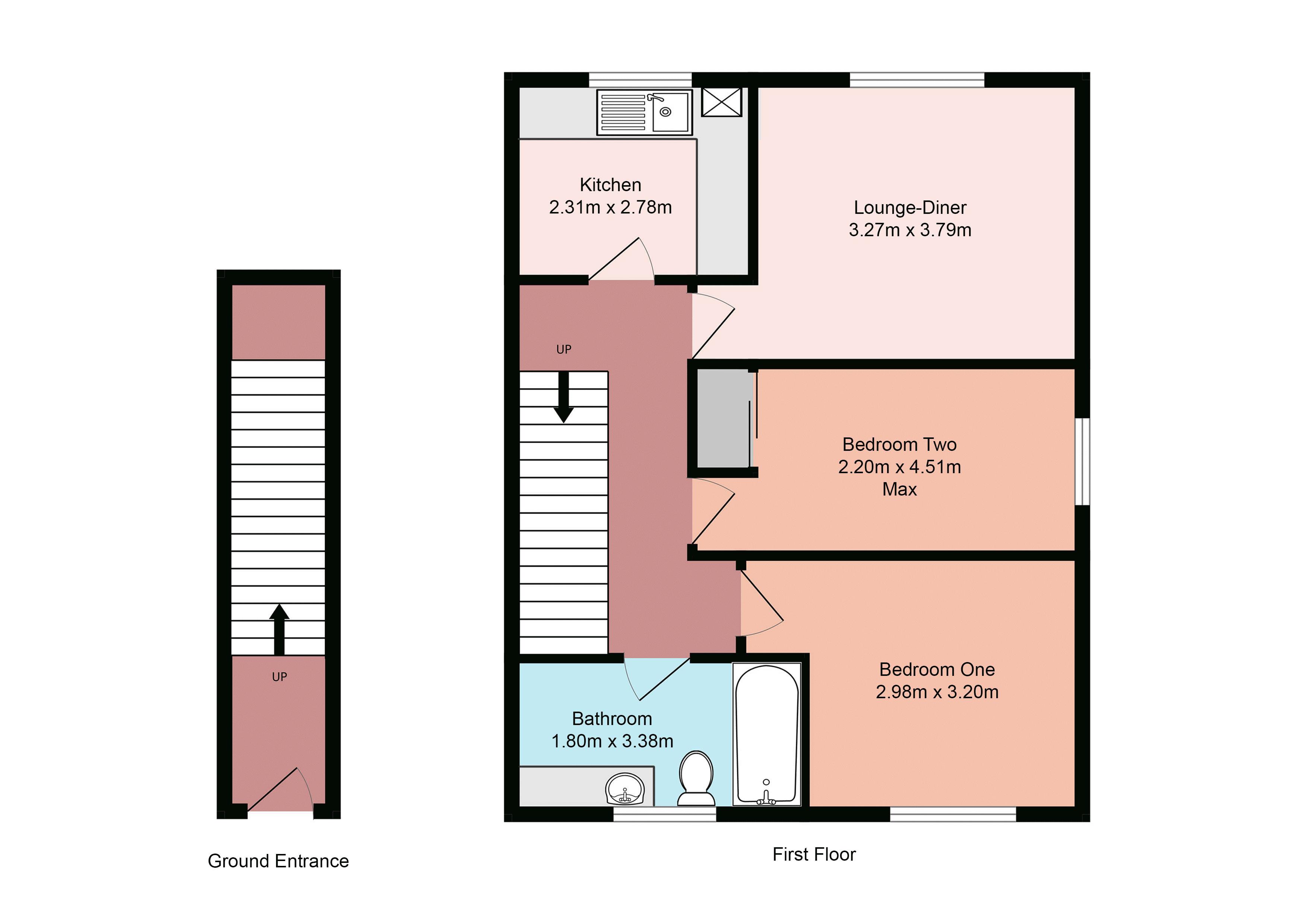 Flat 18, Royston Court, Stanley Road, Southampton floorplan