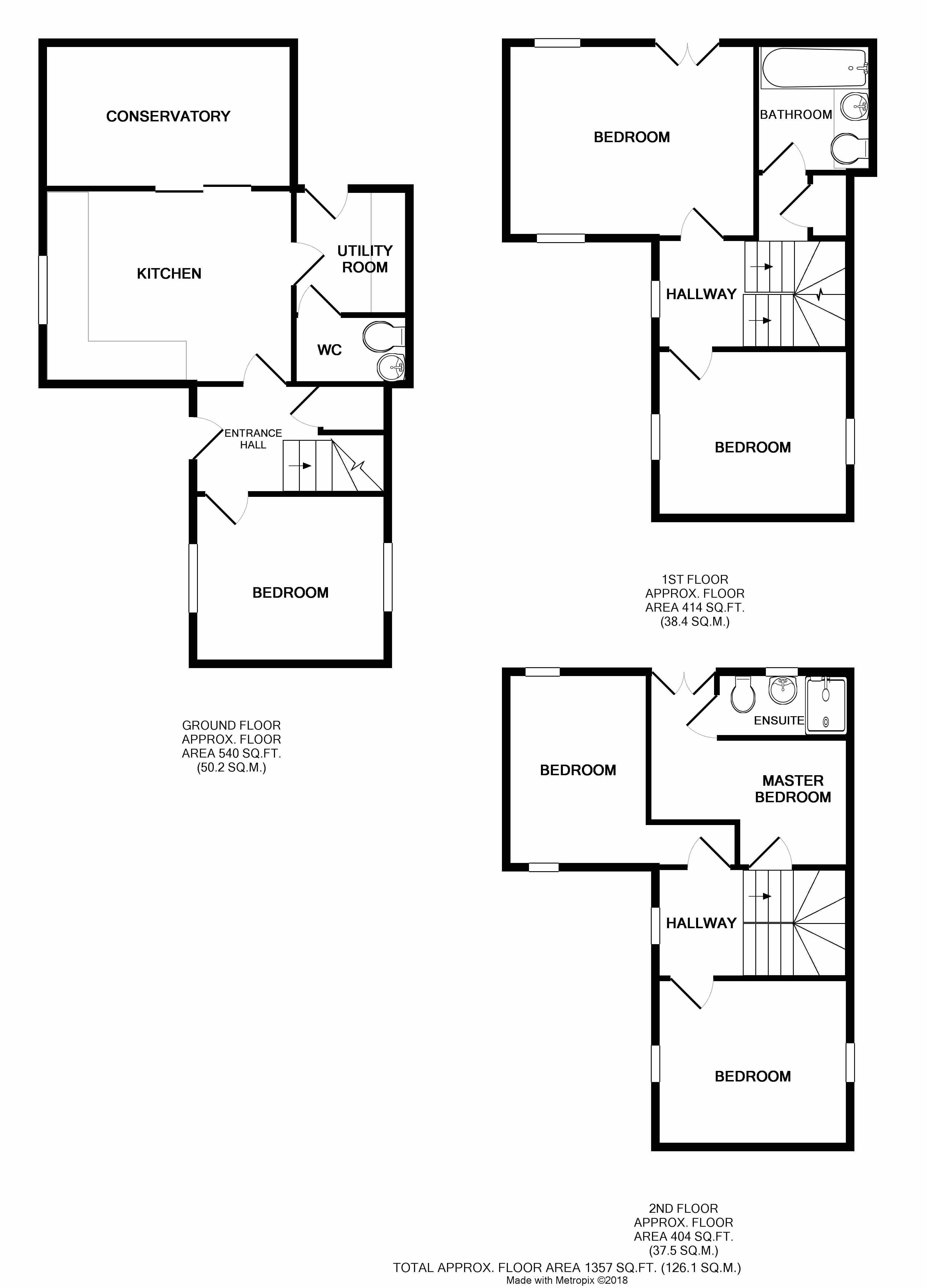 Wood Mead, Bristol floorplan