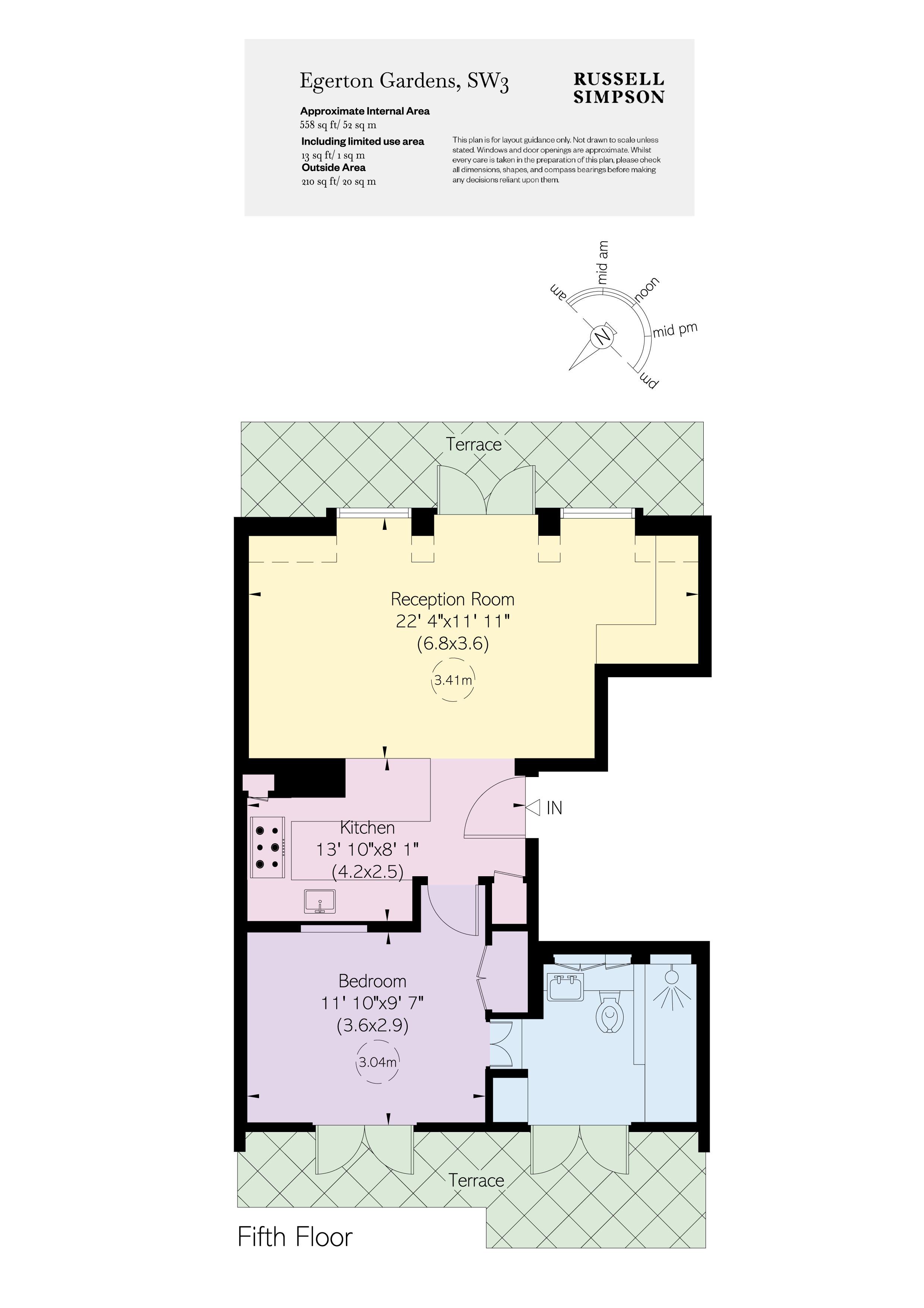 Egerton Gardens, Chelsea floorplan