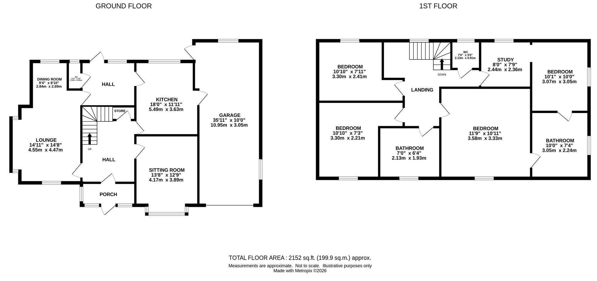 82 Glossop Road, Stockport floorplan