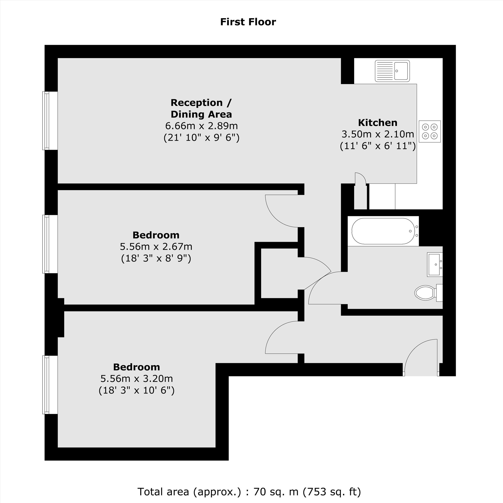 Ladywell Road, London floorplan