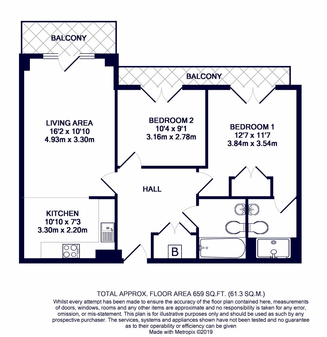 2 bed flat for sale in Riverbank Point, High Street, Uxbridge UB8 Zoopla