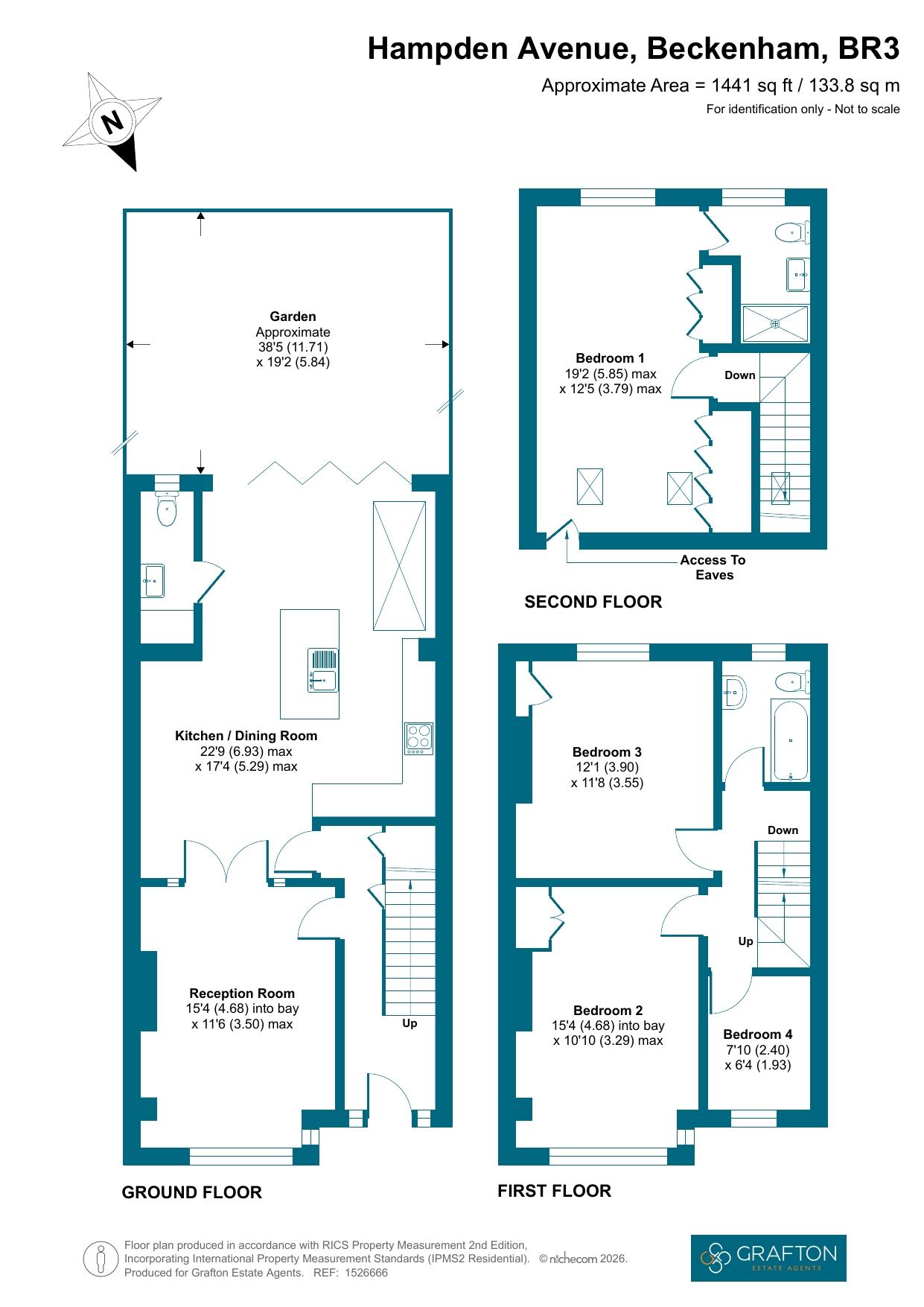 18, Hampden Avenue, Beckenham floorplan