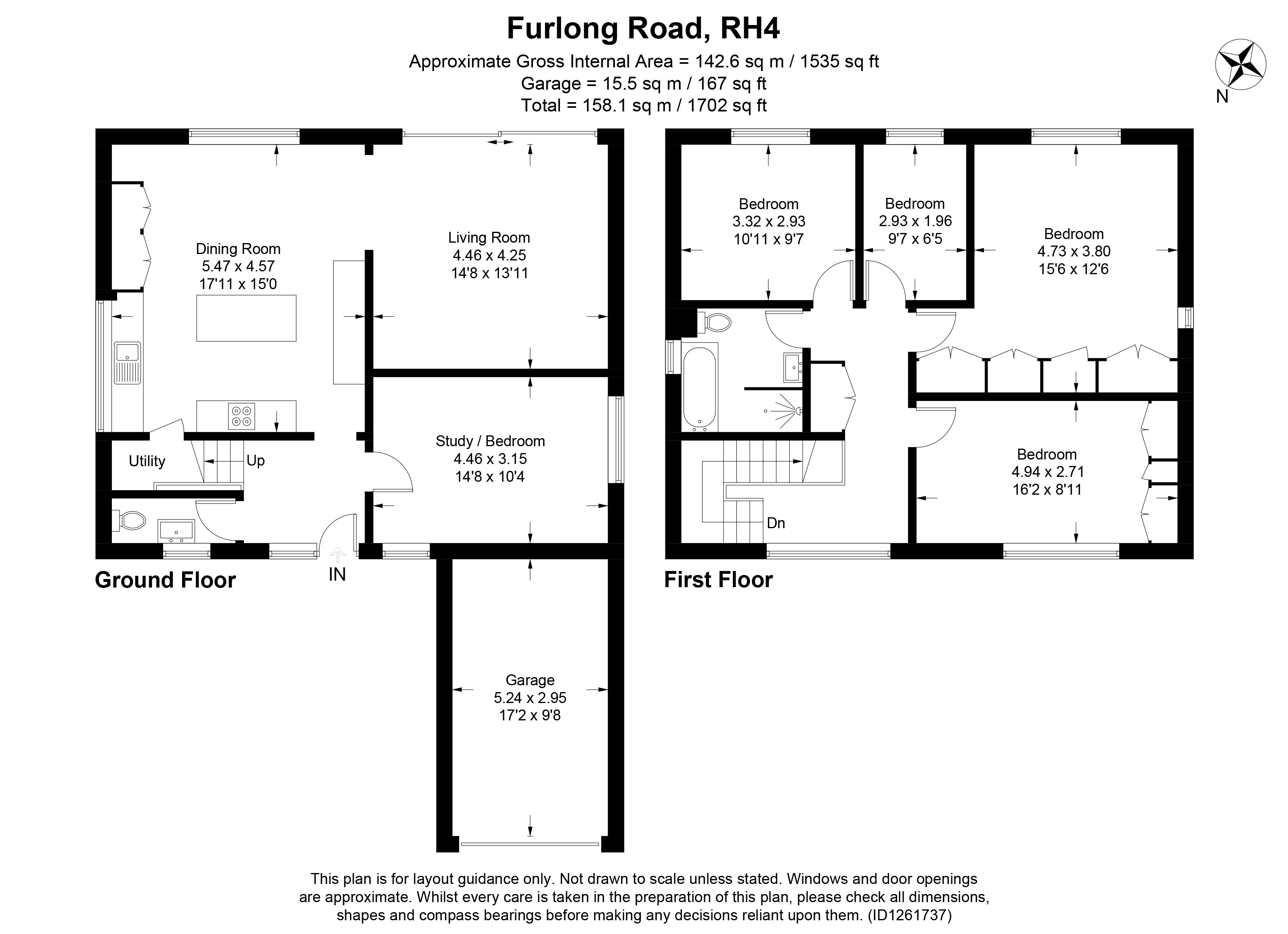 24, Furlong Road, Dorking floorplan