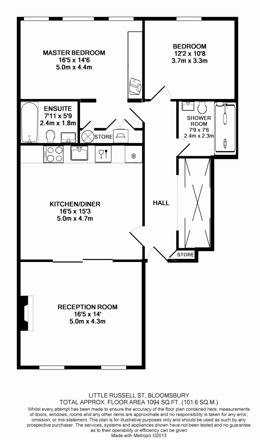 2 Bedrooms Flat to rent in Little Russell Street, London WC1A