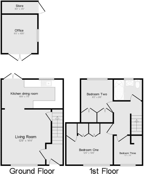 3 Bedrooms Terraced house for sale in Knaphill, Woking, Surrey GU21