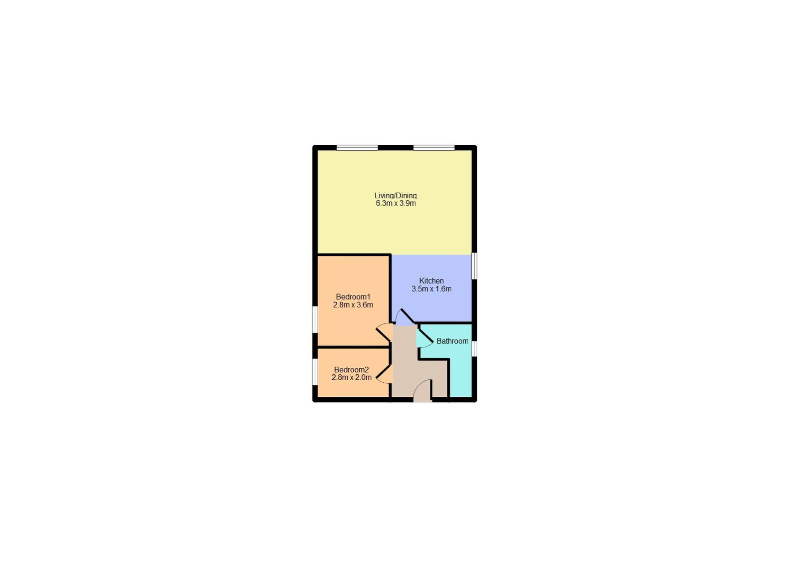 Central Street, Bury floorplan