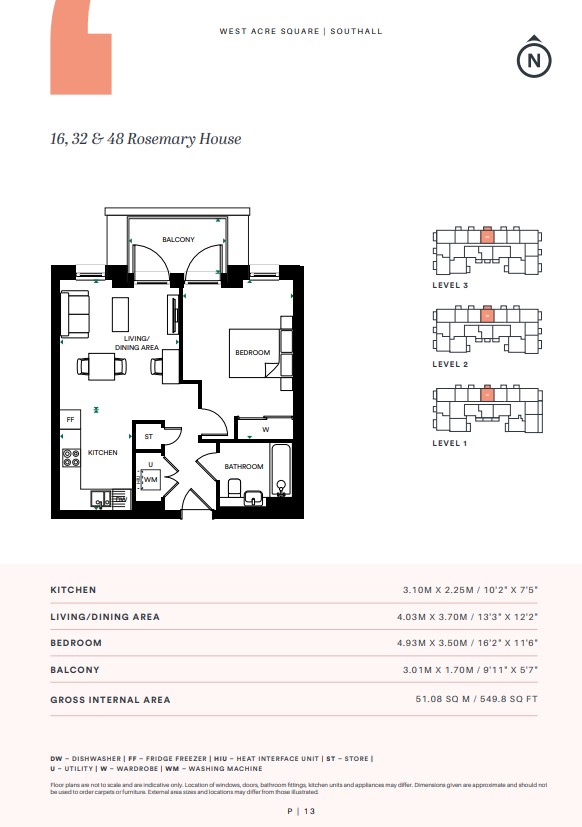 16 Rosemary, Samara Drive, Southall floorplan