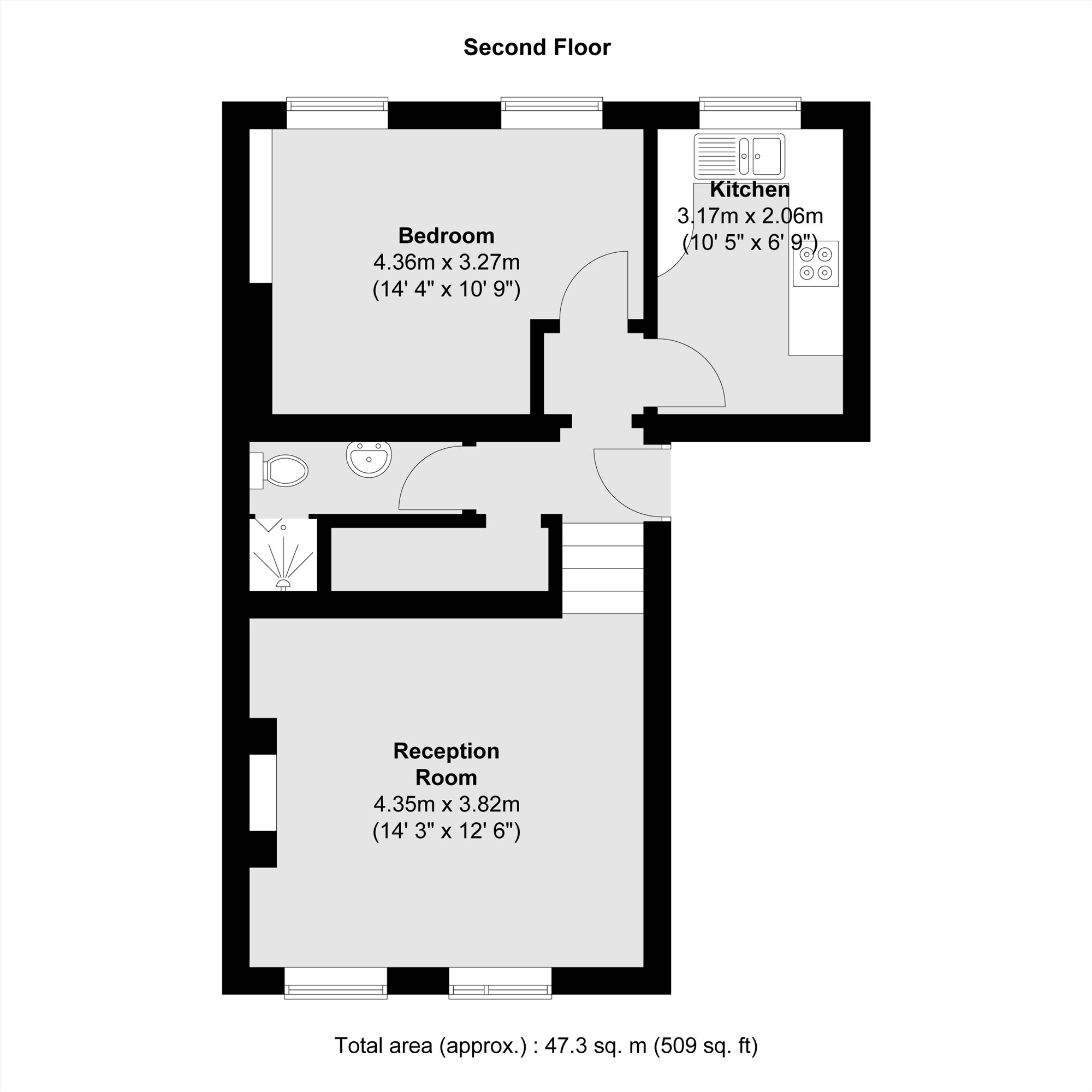 Elmbourne Road, London floorplan