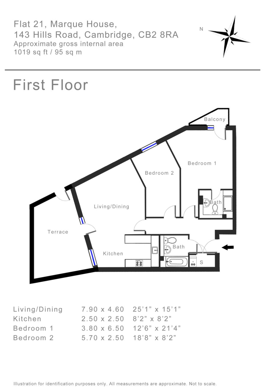 Marque House, Cambridge floorplan