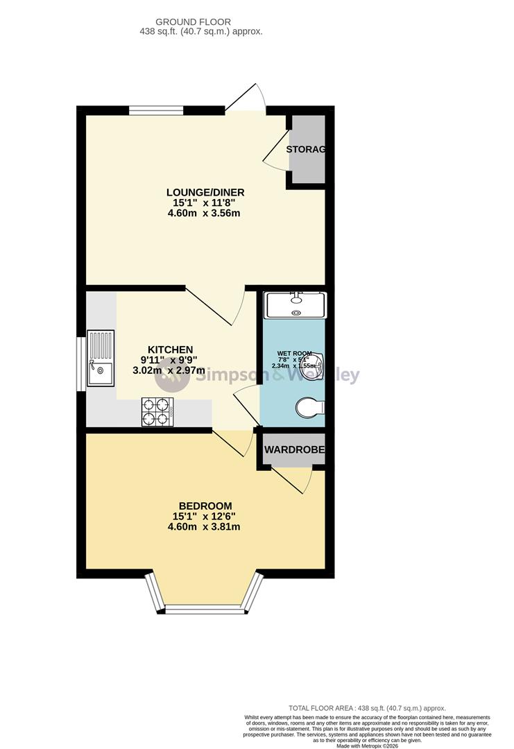 1, Freeman Court, Wellingborough floorplan