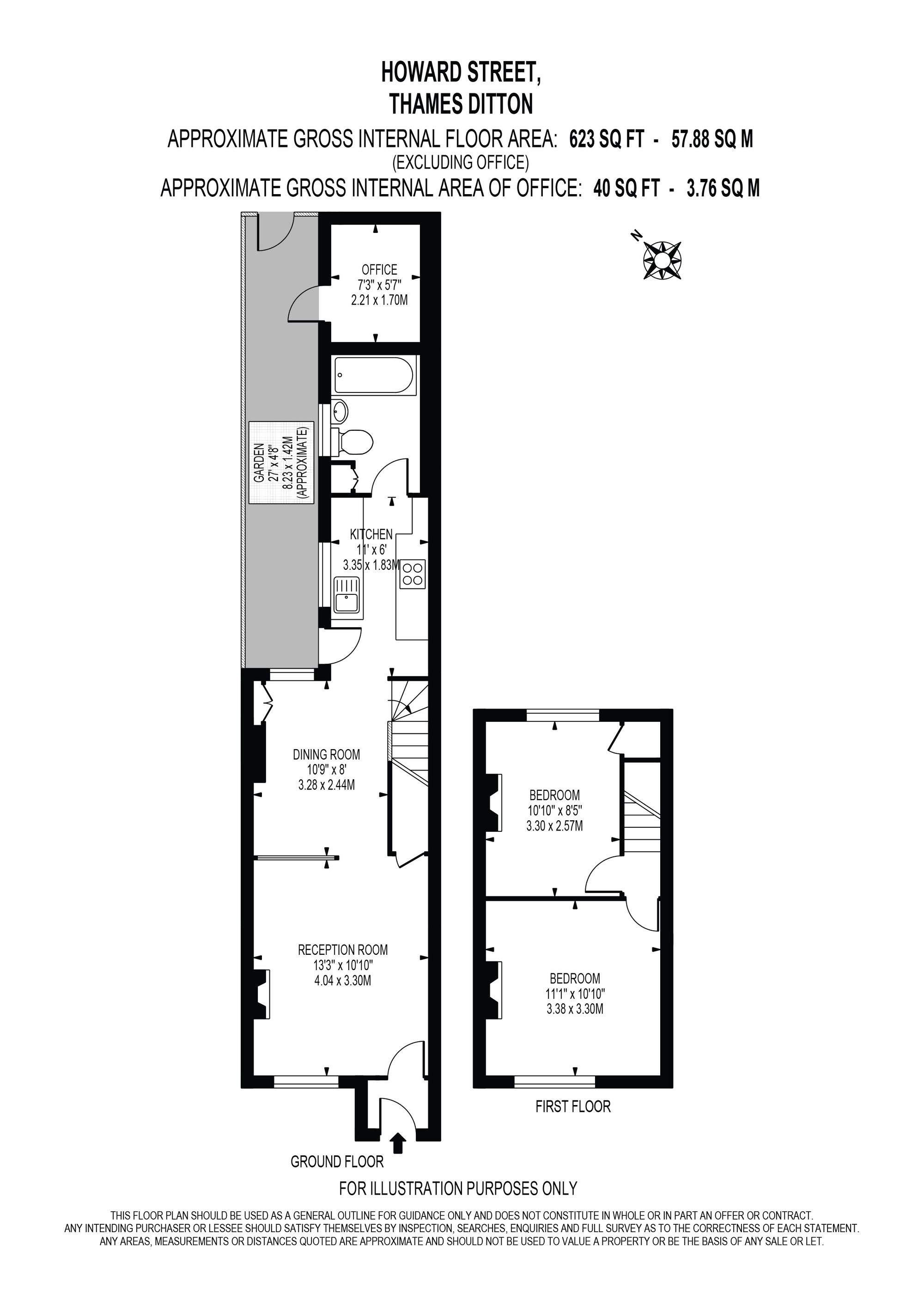 5 Howard Street, Thames Ditton floorplan