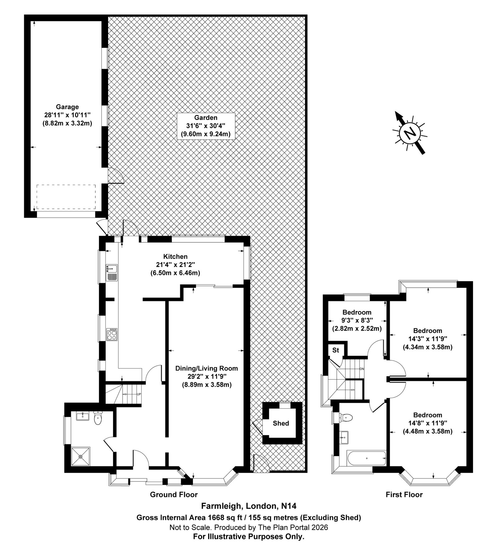 2, Farmleigh, London floorplan