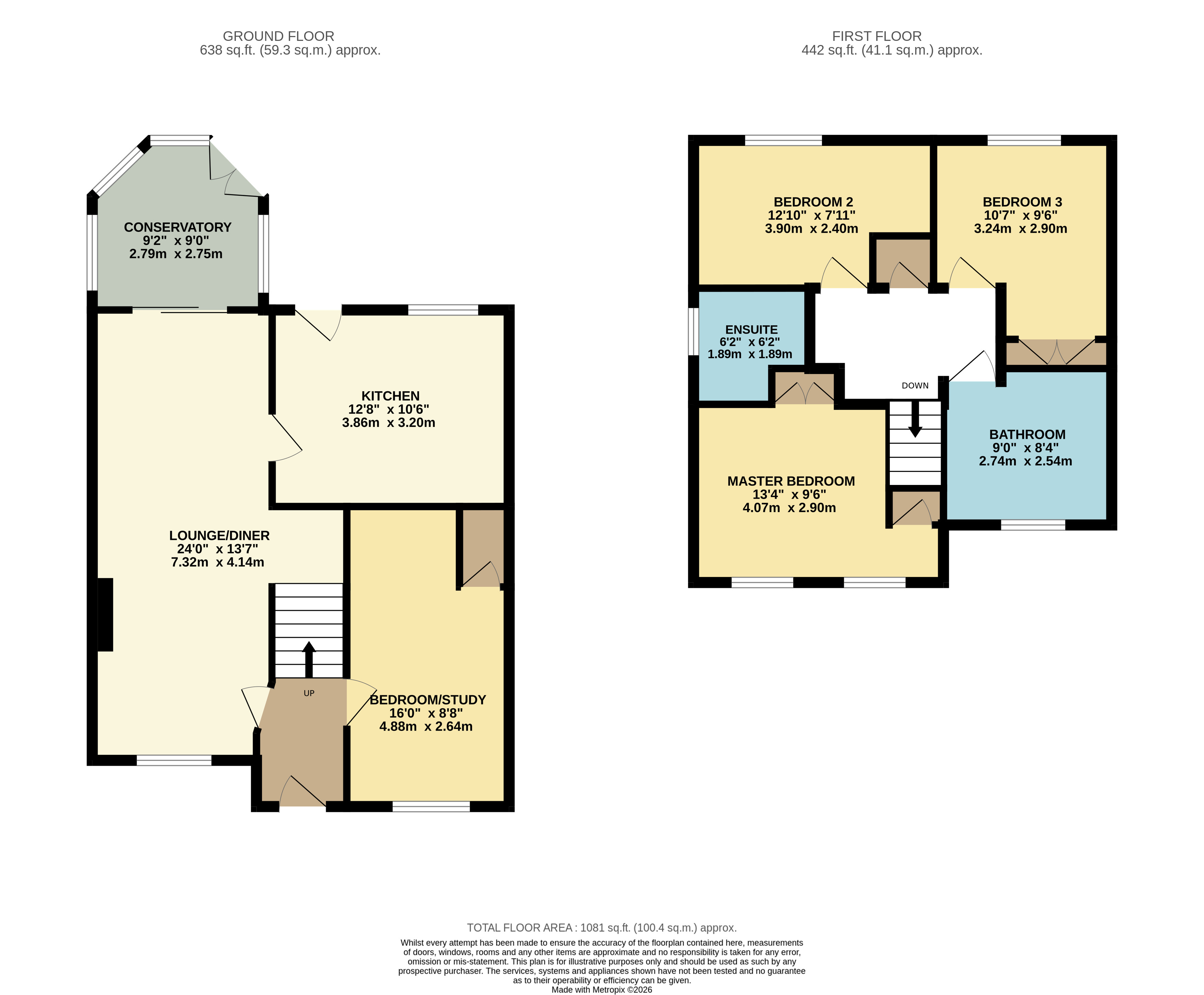 47, Moorland View, Rotherham floorplan