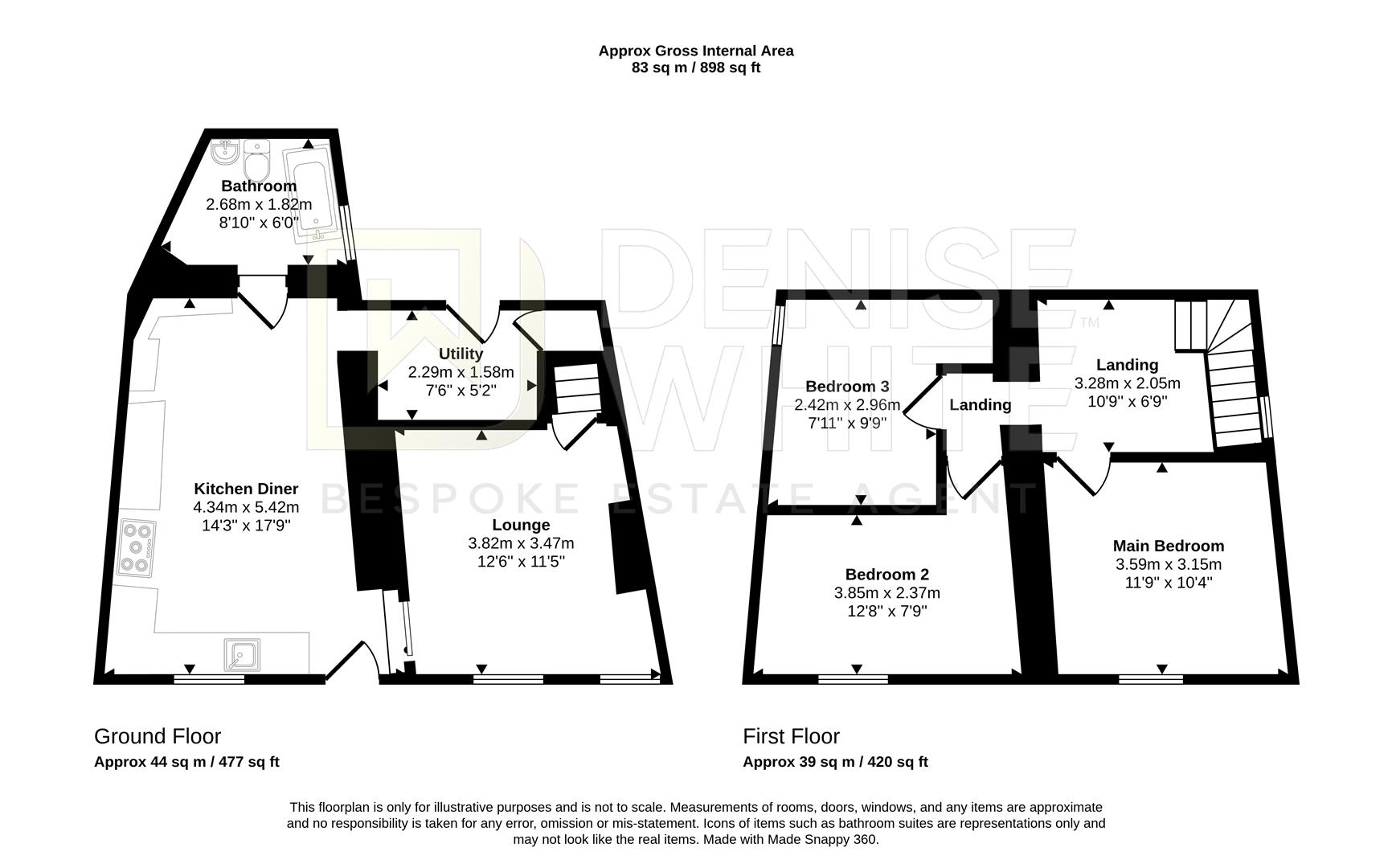 3, High Street, Longnor, Nr Buxton floorplan