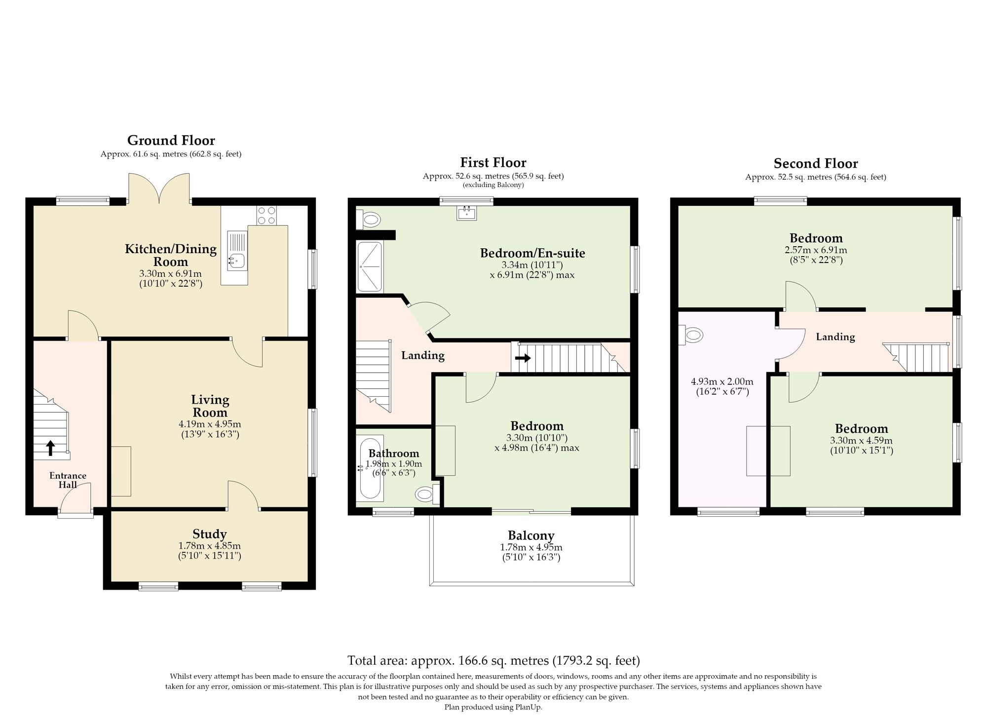 44 Florence Road, Lowestoft floorplan