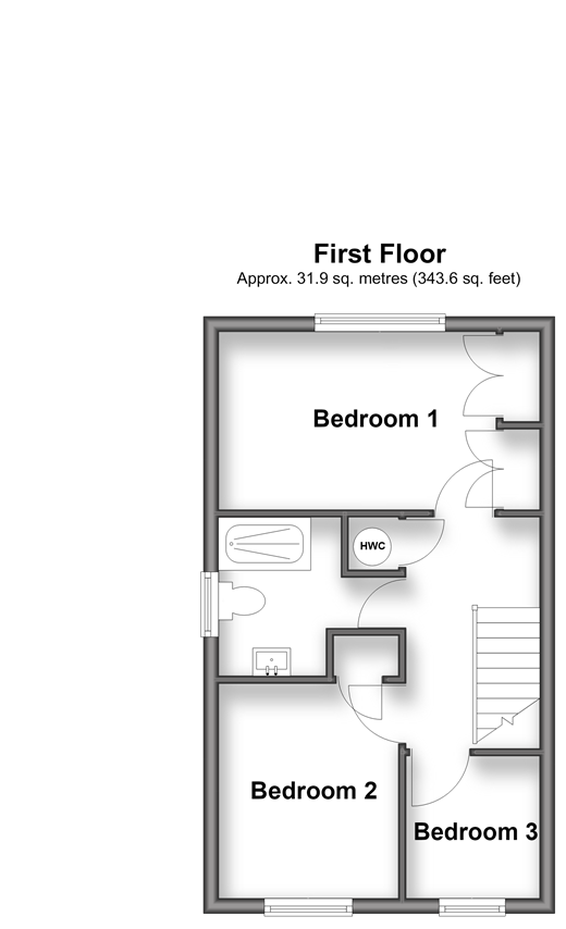 Oliver Close, Crowborough floorplan