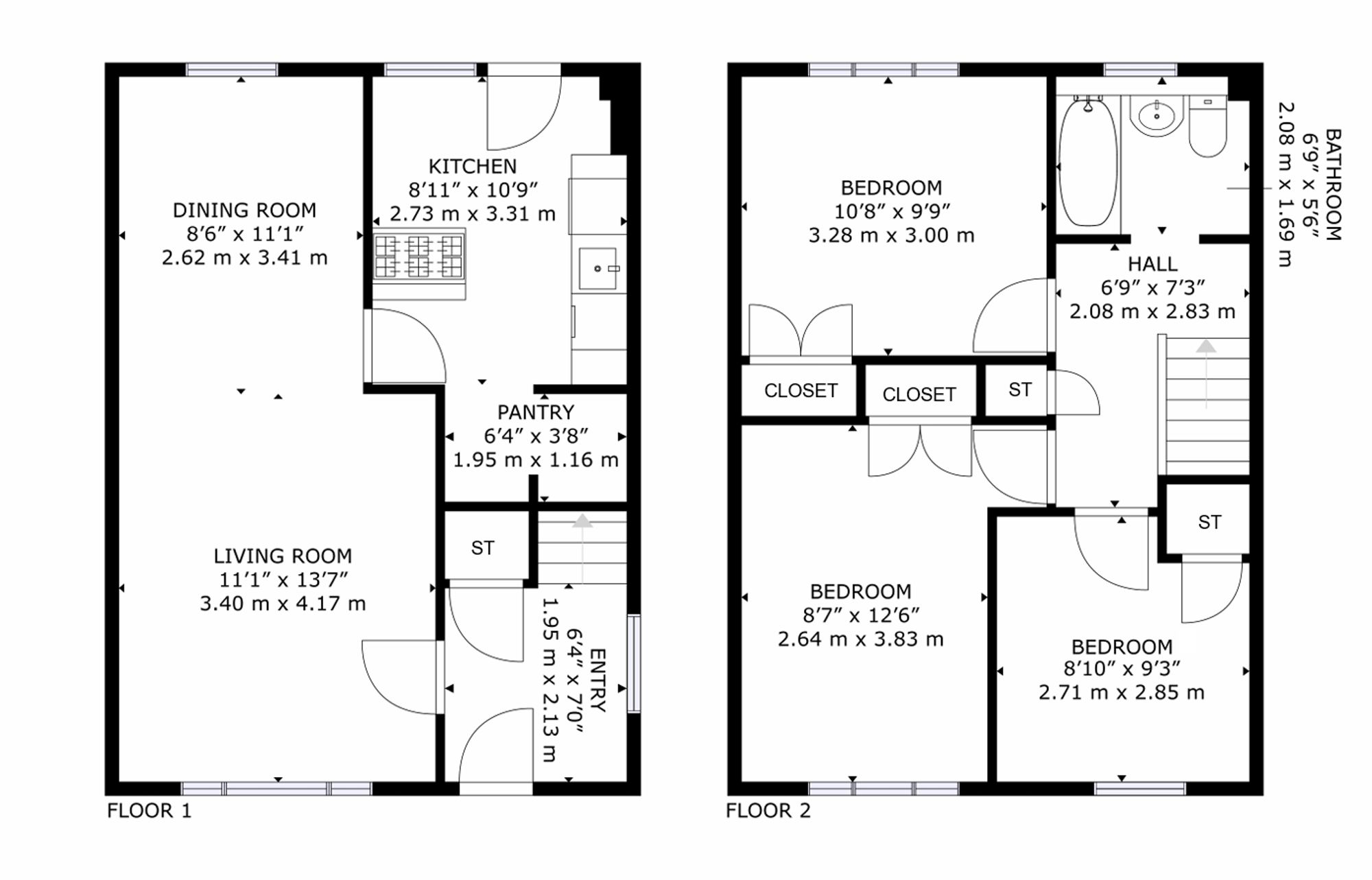 10 Arbroath Crescent, Stirling floorplan