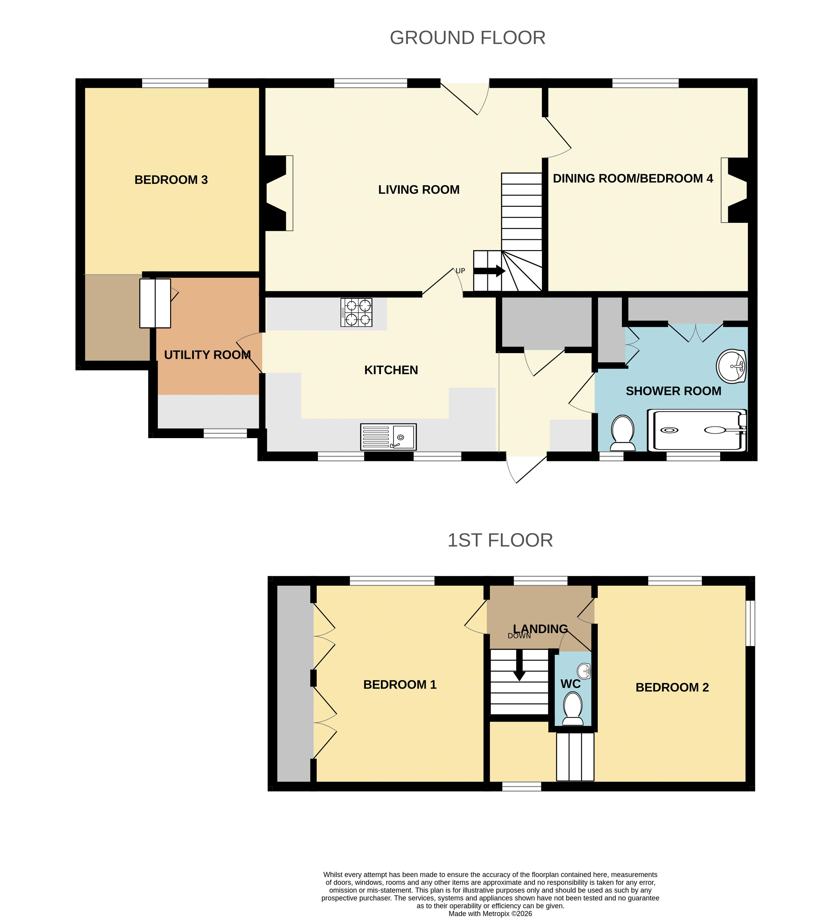 Leafy Brook Farm, Picts Hill, Langport floorplan