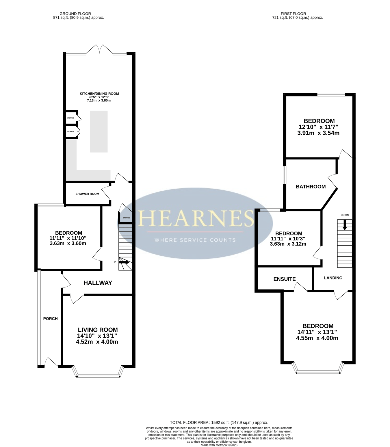 18, Gordon Road, Bournemouth floorplan