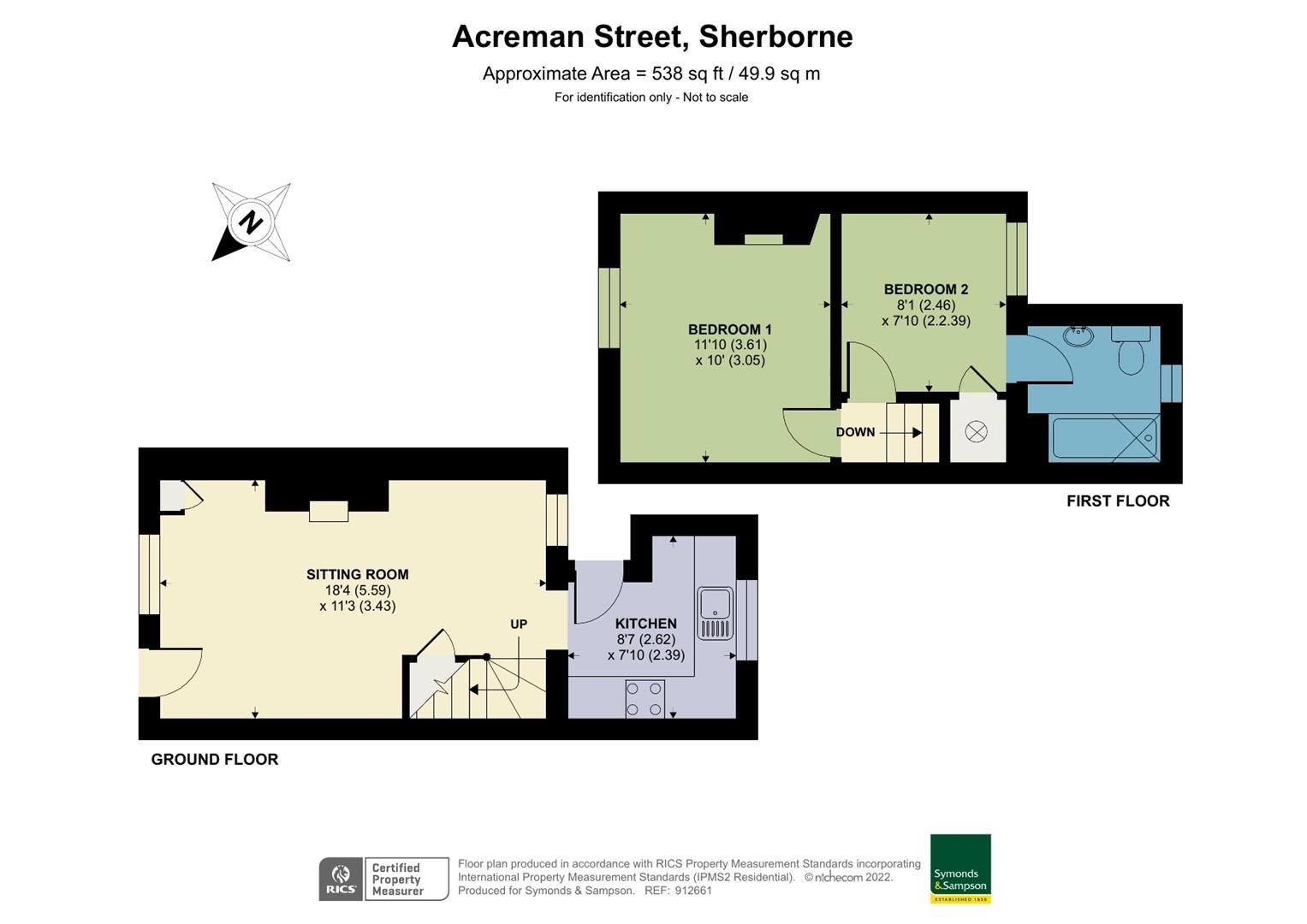 57, Acreman Street, Sherborne floorplan