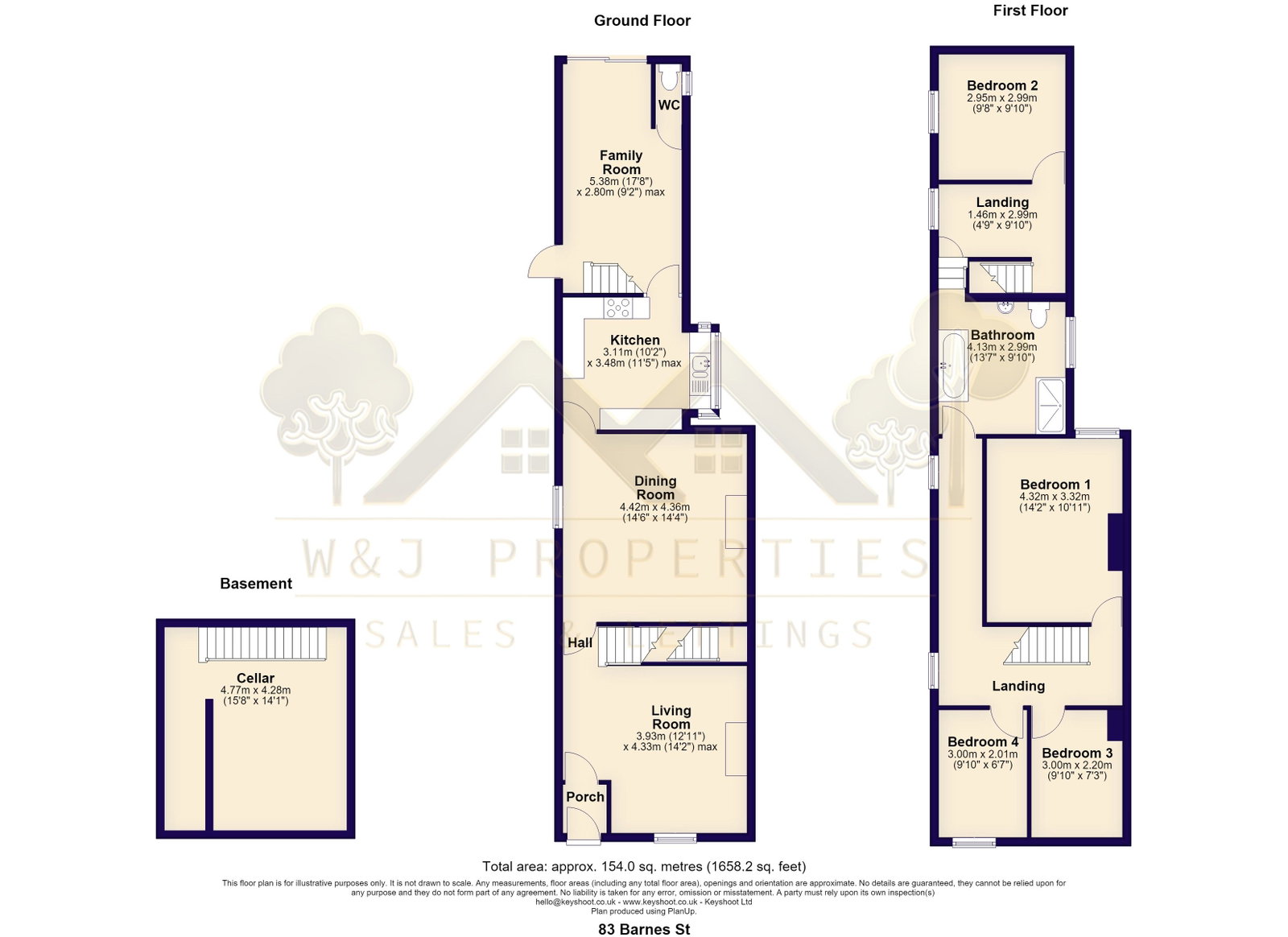 83, Barnes Street, Accrington floorplan