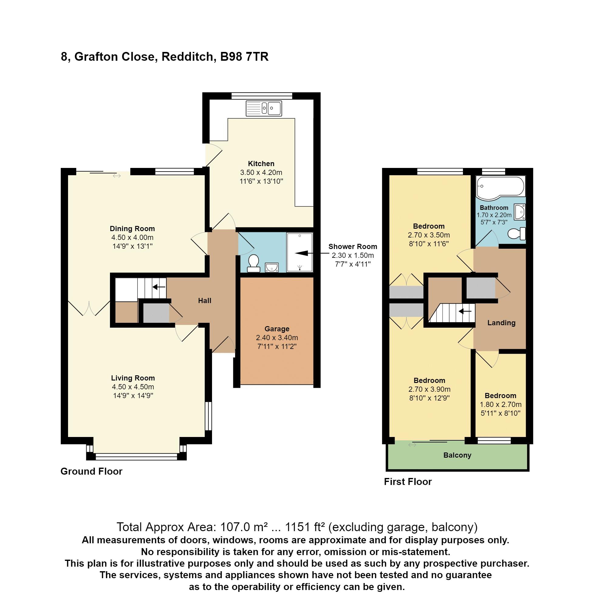Grafton Close, Woodrow South, Redditch B98, 3 bedroom detached house
