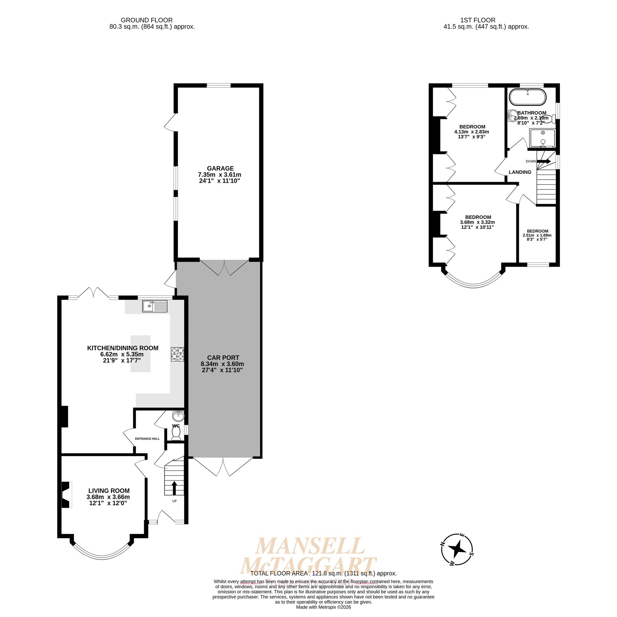173 Balcombe Road, Horley floorplan
