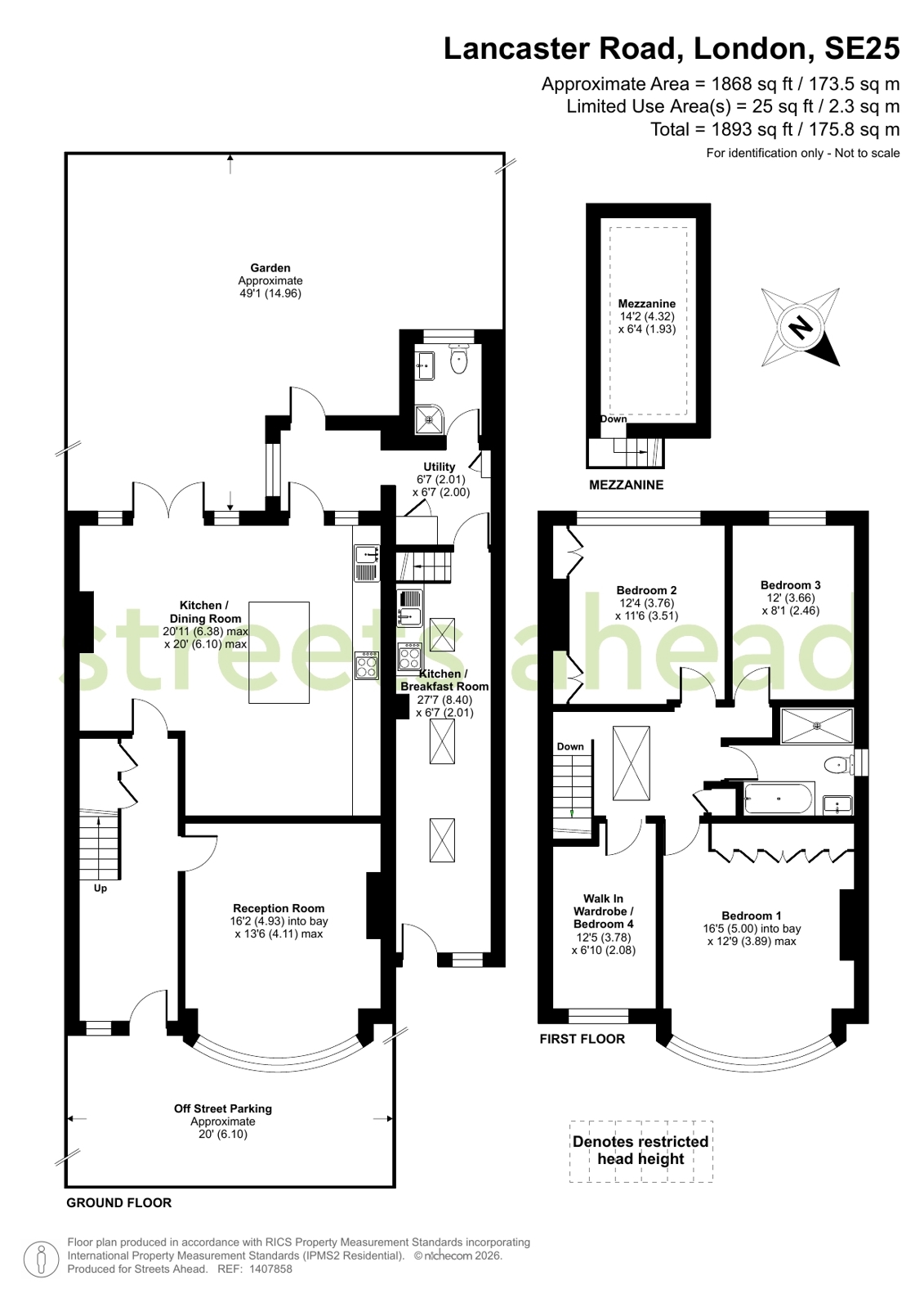 Lancaster Road, London, SE25 floorplan
