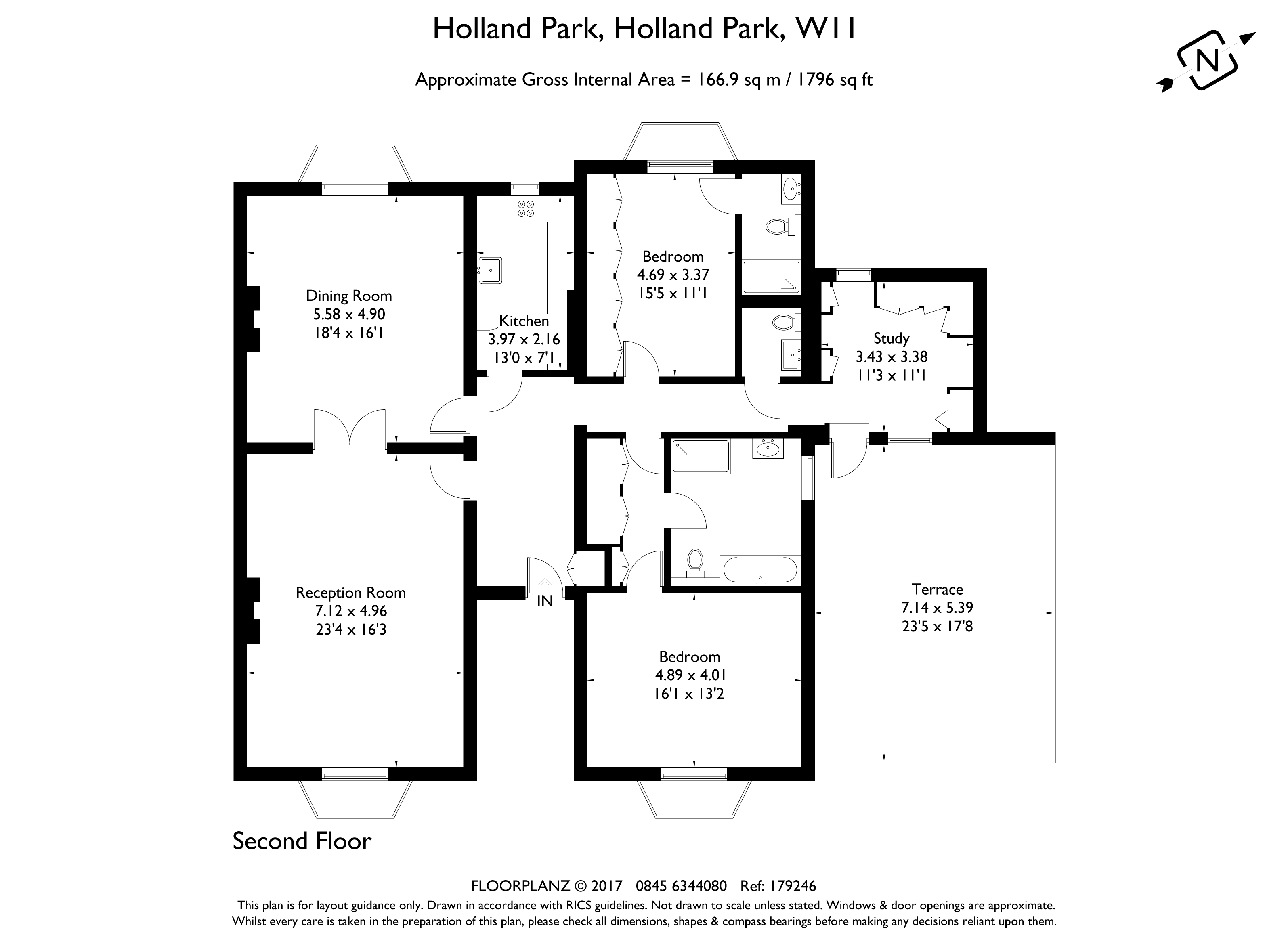 3 Bedrooms Flat to rent in Holland Park, Notting Hill W11