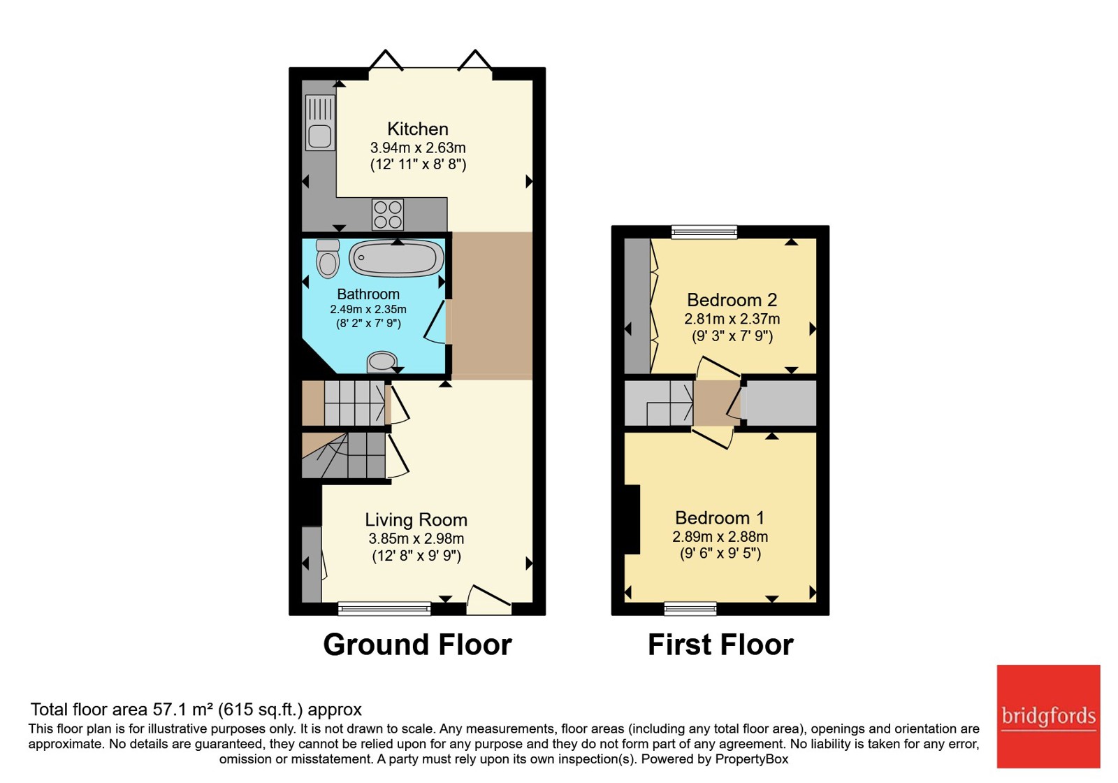 30, Sandon Road, Staffordshire floorplan