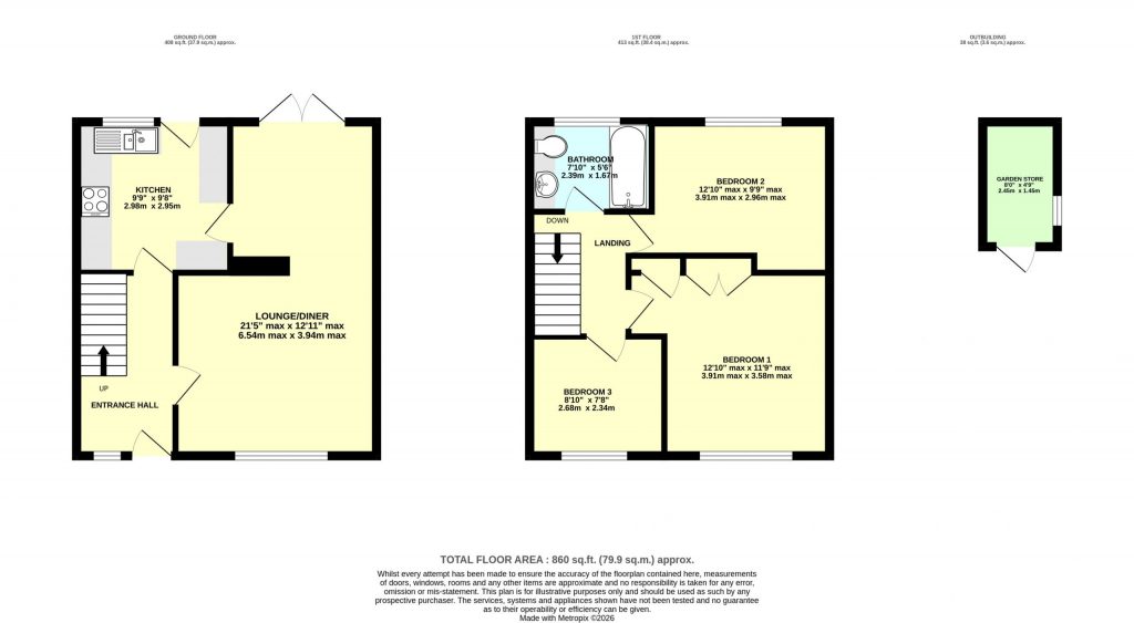 98, MOUNT ROAD, THATCHAM floorplan