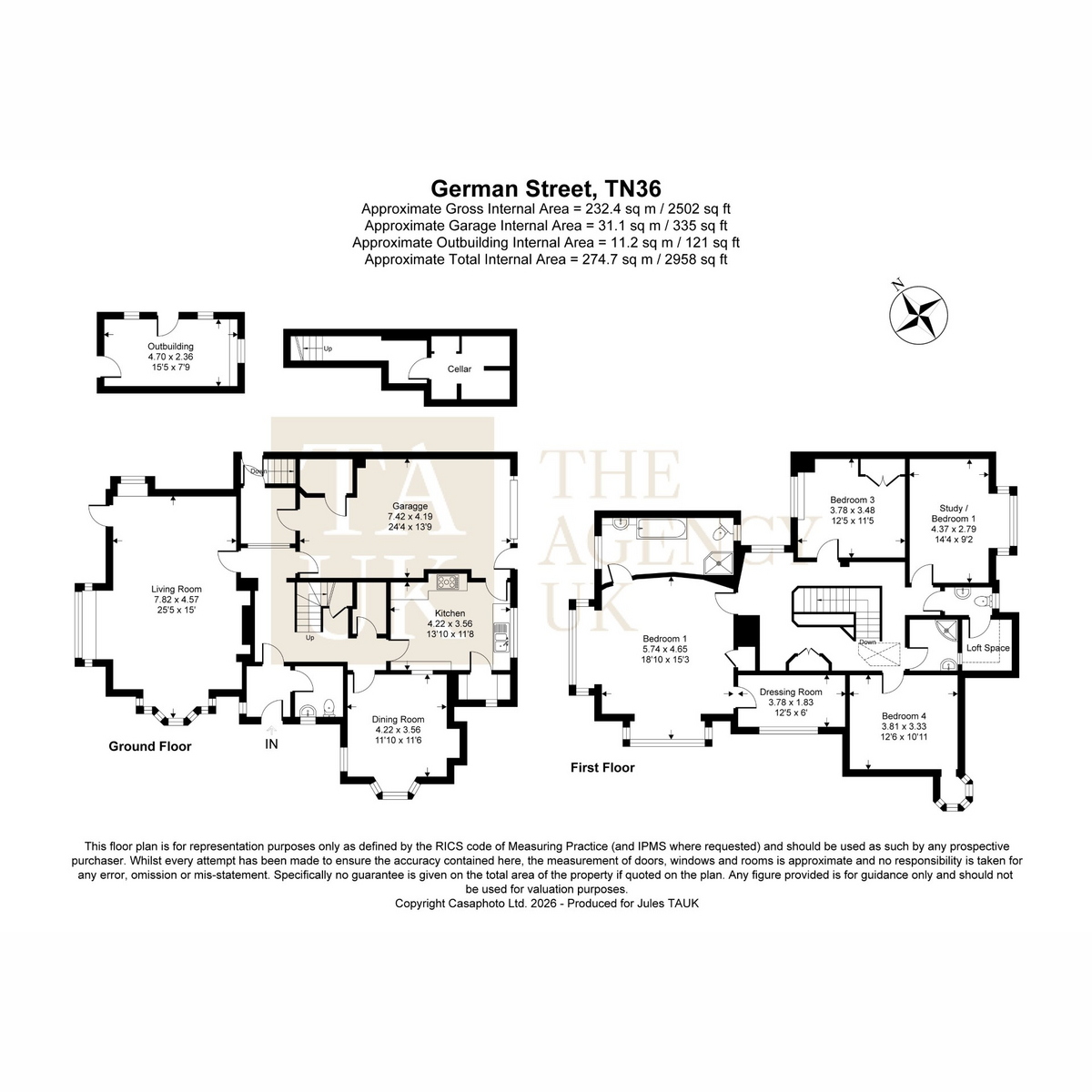 Little Plat, German Street, East Sussex floorplan