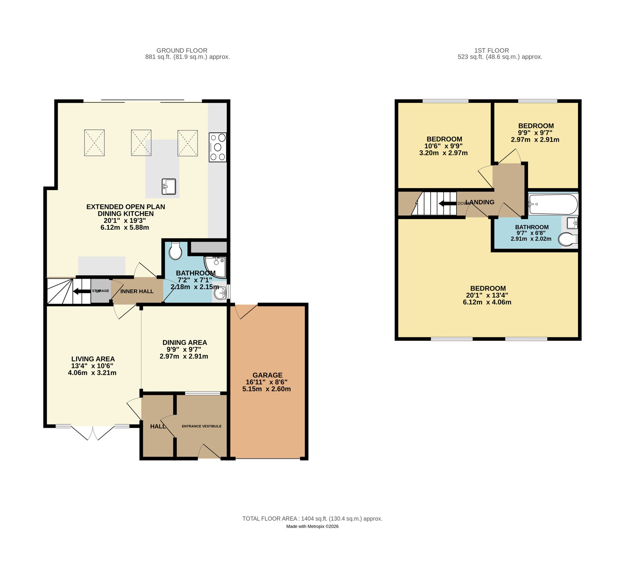 98, Berwick Avenue, Stockport floorplan