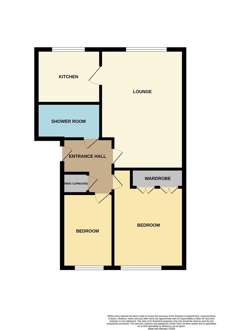 15, Priory Gardens, Burnham-On-Sea floorplan