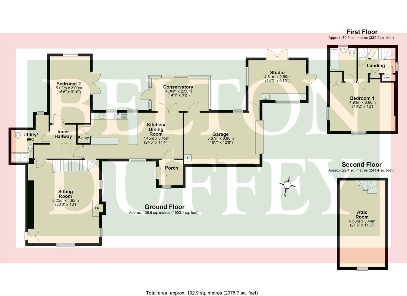 14, The Street, Hindolveston floorplan