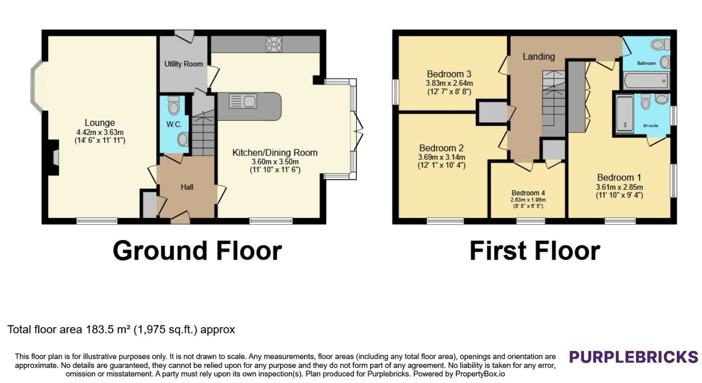 Walkers Rise, Taunton floorplan
