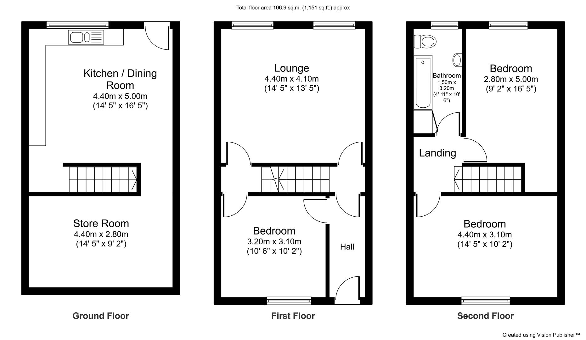 5, Larkhill, Rossendale floorplan